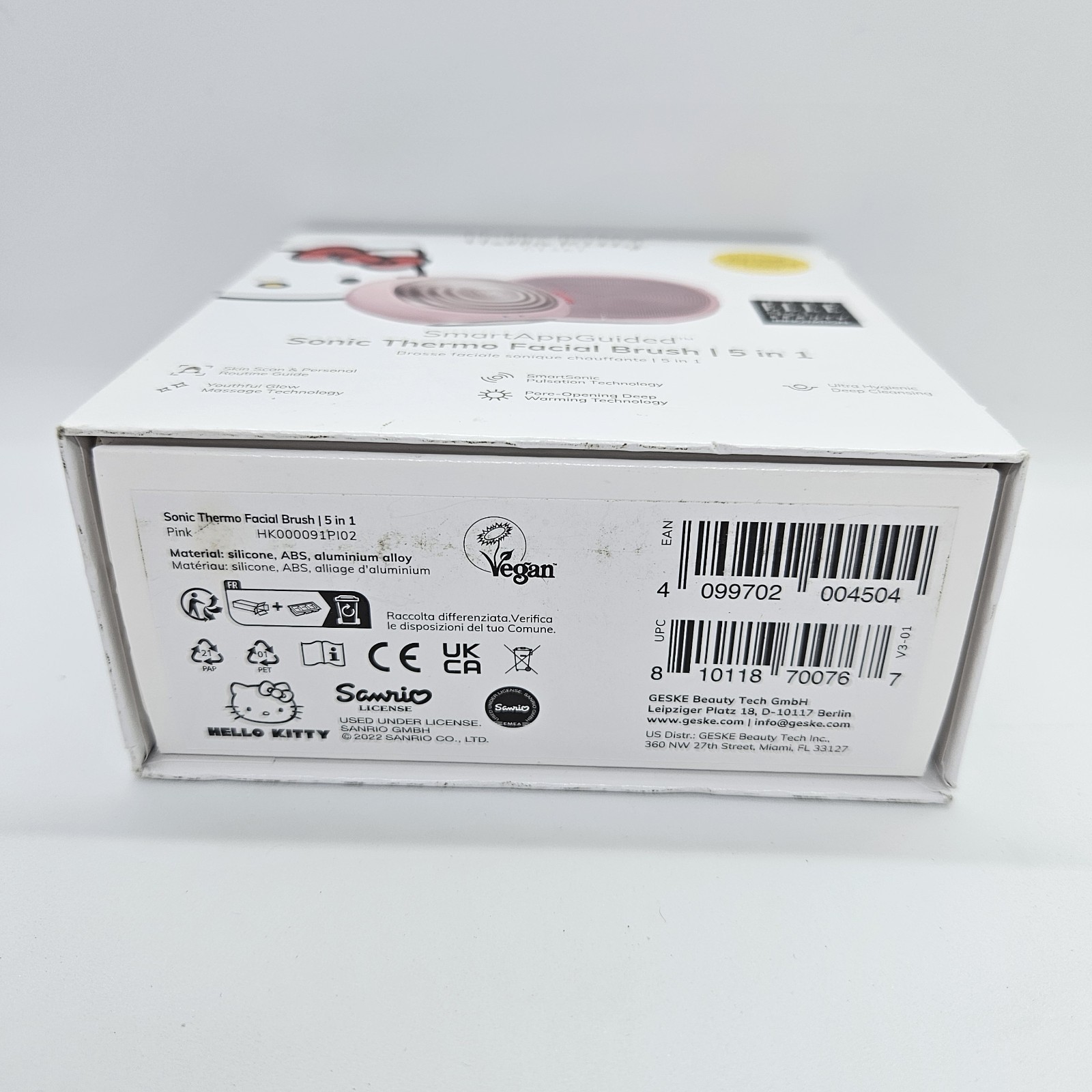 Hello Kitty x GESKE Skincare Bundle – Thermo Facial Brush & Hydration Refresher
