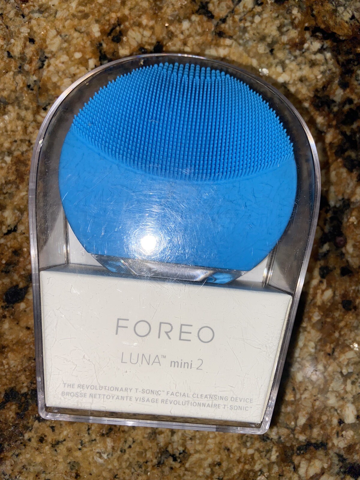 Foreo Luna Mini 2 Facial Cleansing Brush Aquamarine Blue