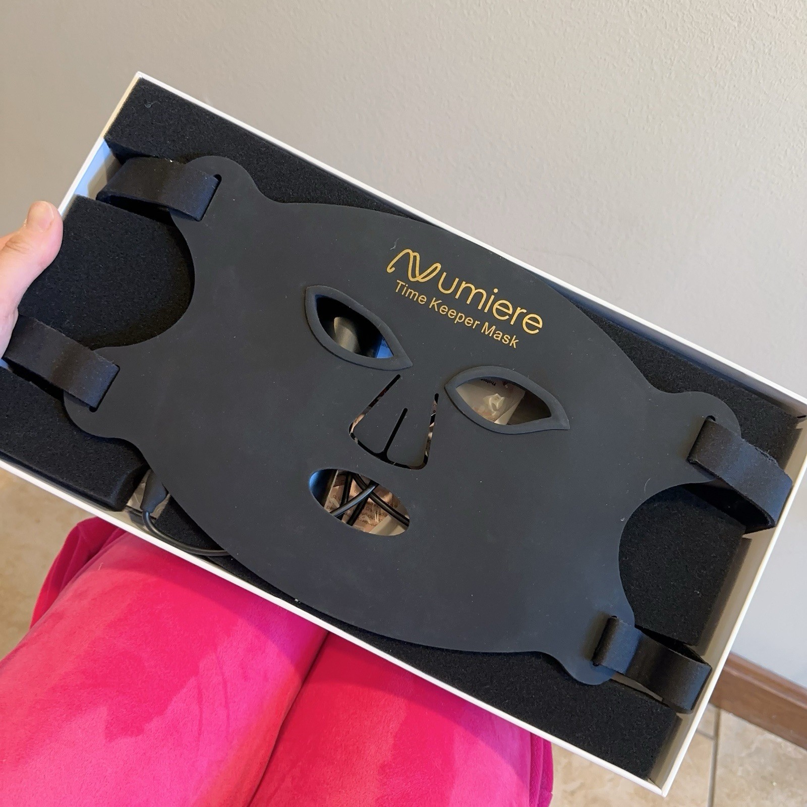 Numiere Time Keeper LED Therapy Face Mask with Red, Blue, & NIR Light Therapies