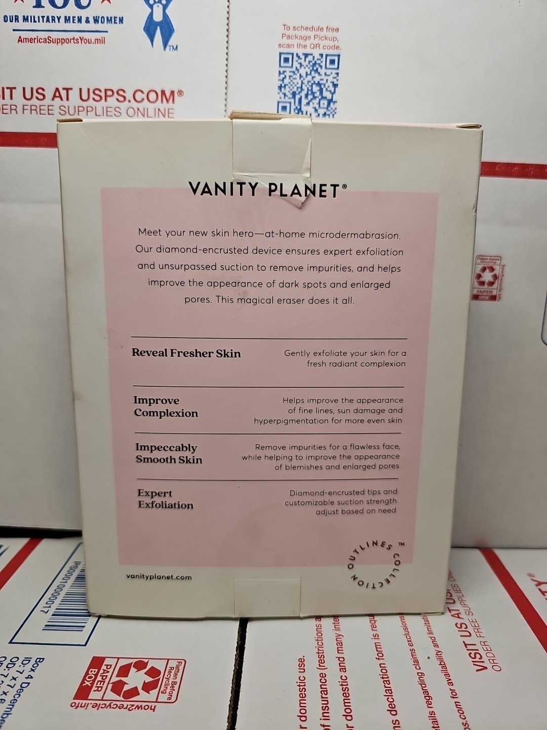 Vanity Planet Microderm Exfoliating Wand VNT04112 White NEW