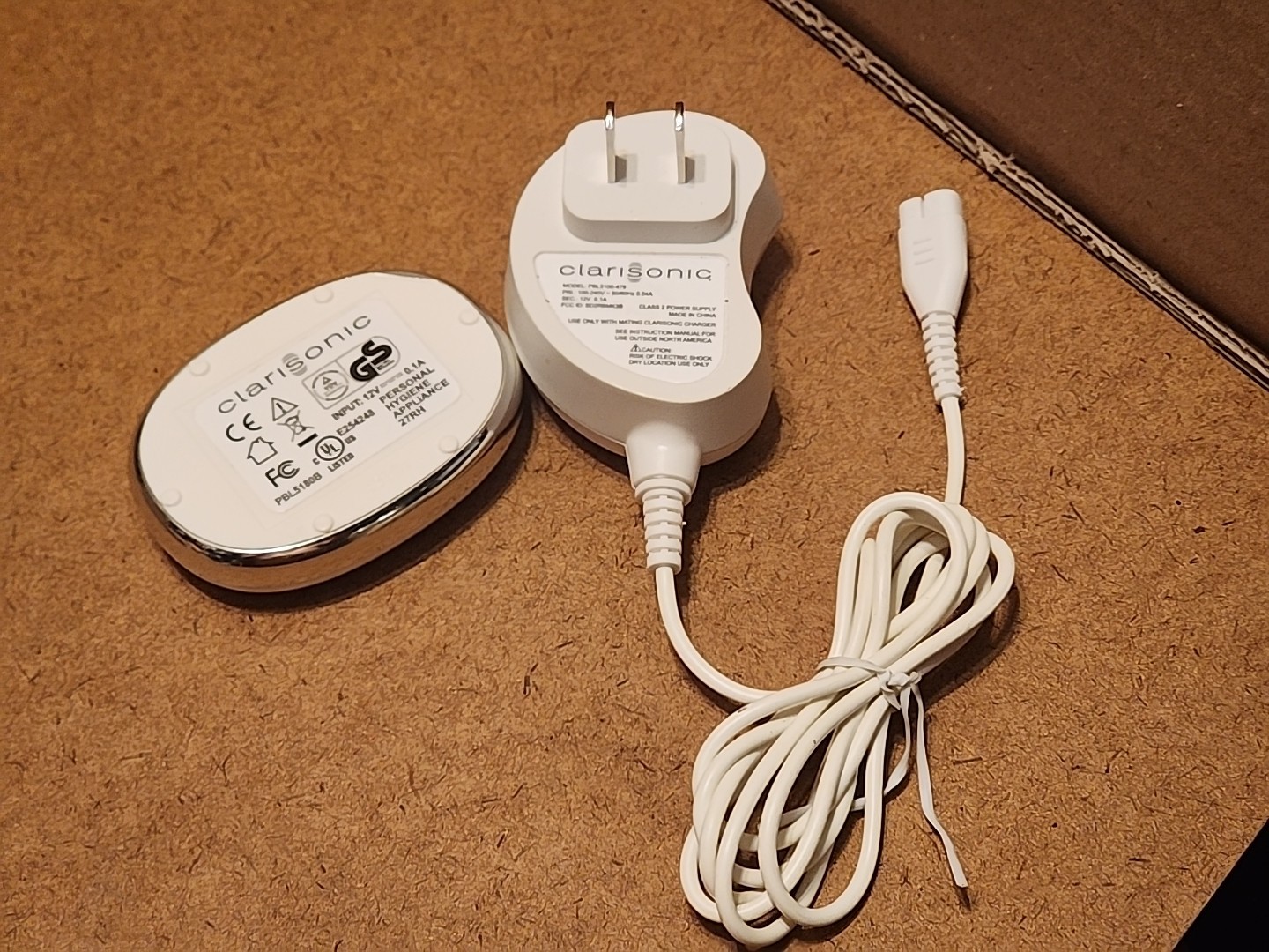 Genuine OEM CLARISONIC PBNL5180B OPAL CHARGER & Wall Plug Adapter PBL3100-479