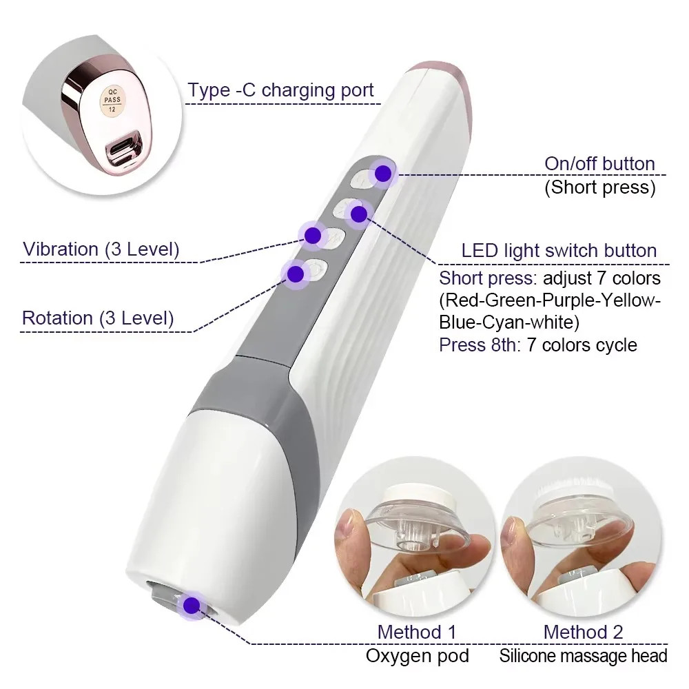 4 in 1 Hydra Water Facial Cleaner Aqua Peel Hydro Dermabrasion Beauty Machine