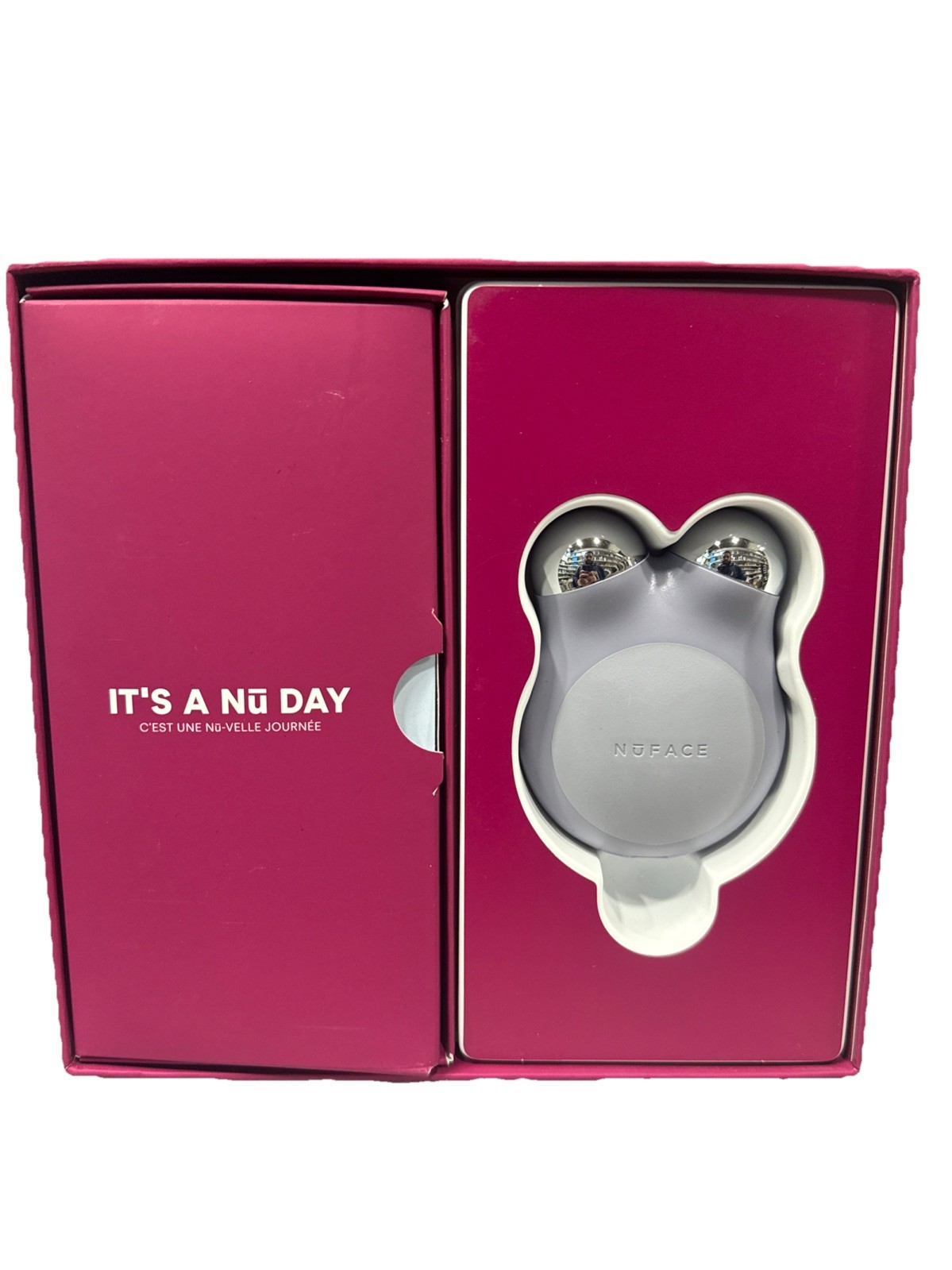 NuFACE Mini+ VD – Smart Advanced Facial Microcurrent Device (Holiday Box) Open B