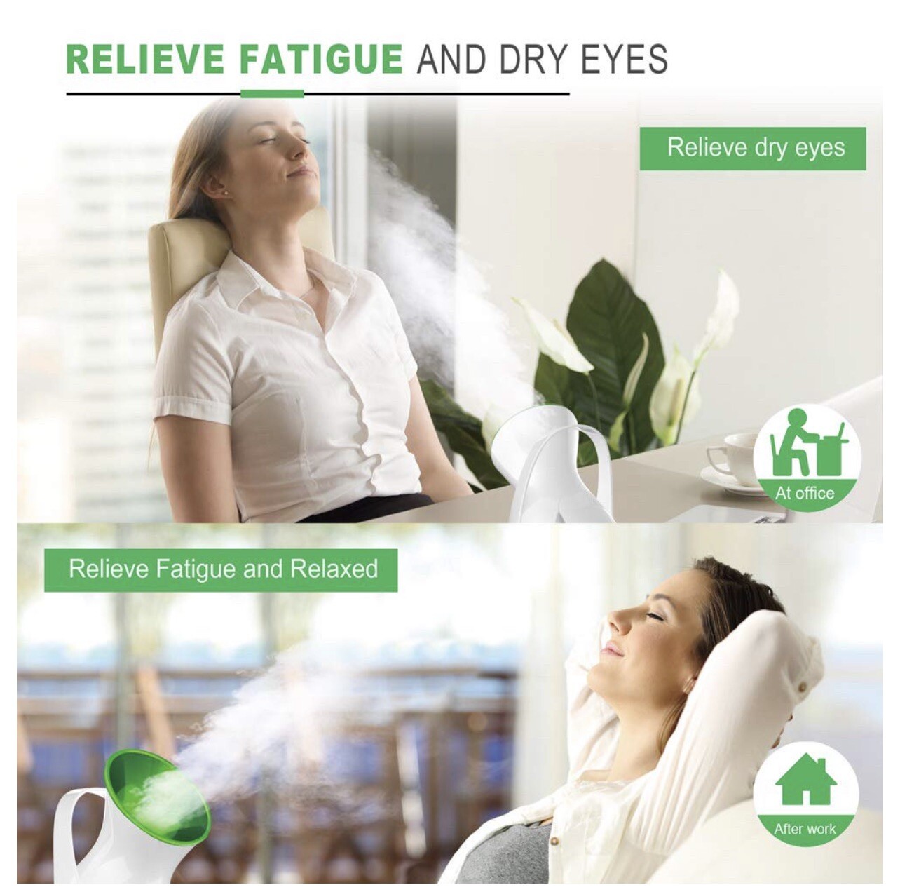 Facial Steamer Nano Ionic – Upgraded Face Steamer Warm Mist Steamer for Face