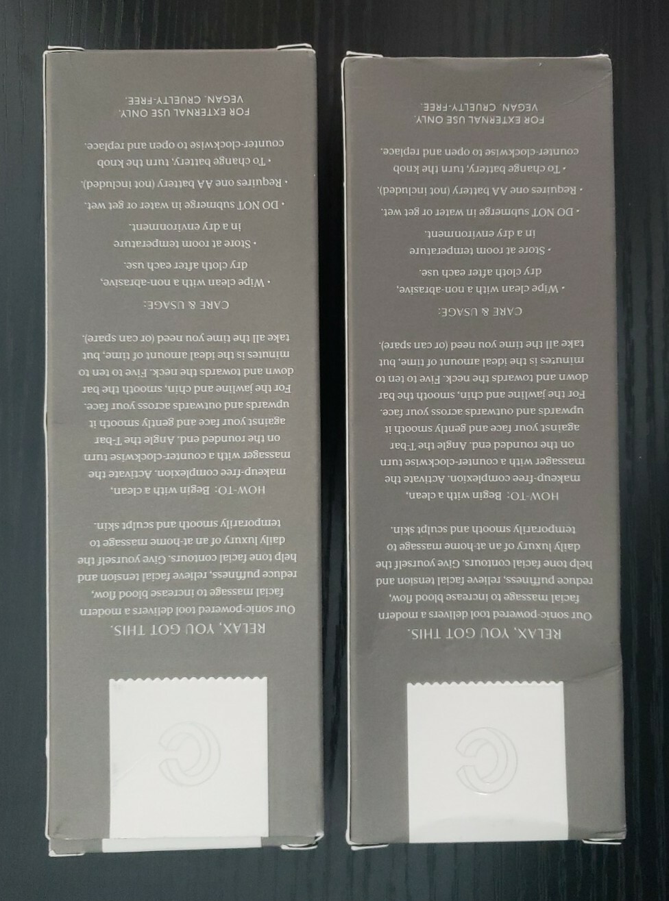 2 COMPLEX CULTURE Sonic T-Bar Luxury Facial Massager FULL SIZE $58 ea New In Box