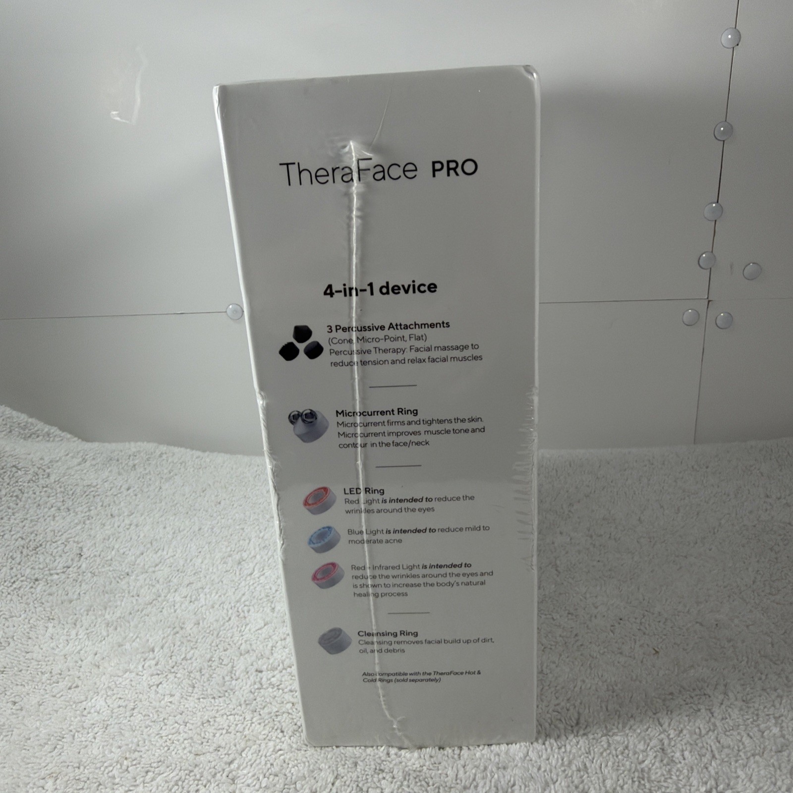 Therabody – TheraFace PRO – Multi-Use Facial Health Device – White – NEW