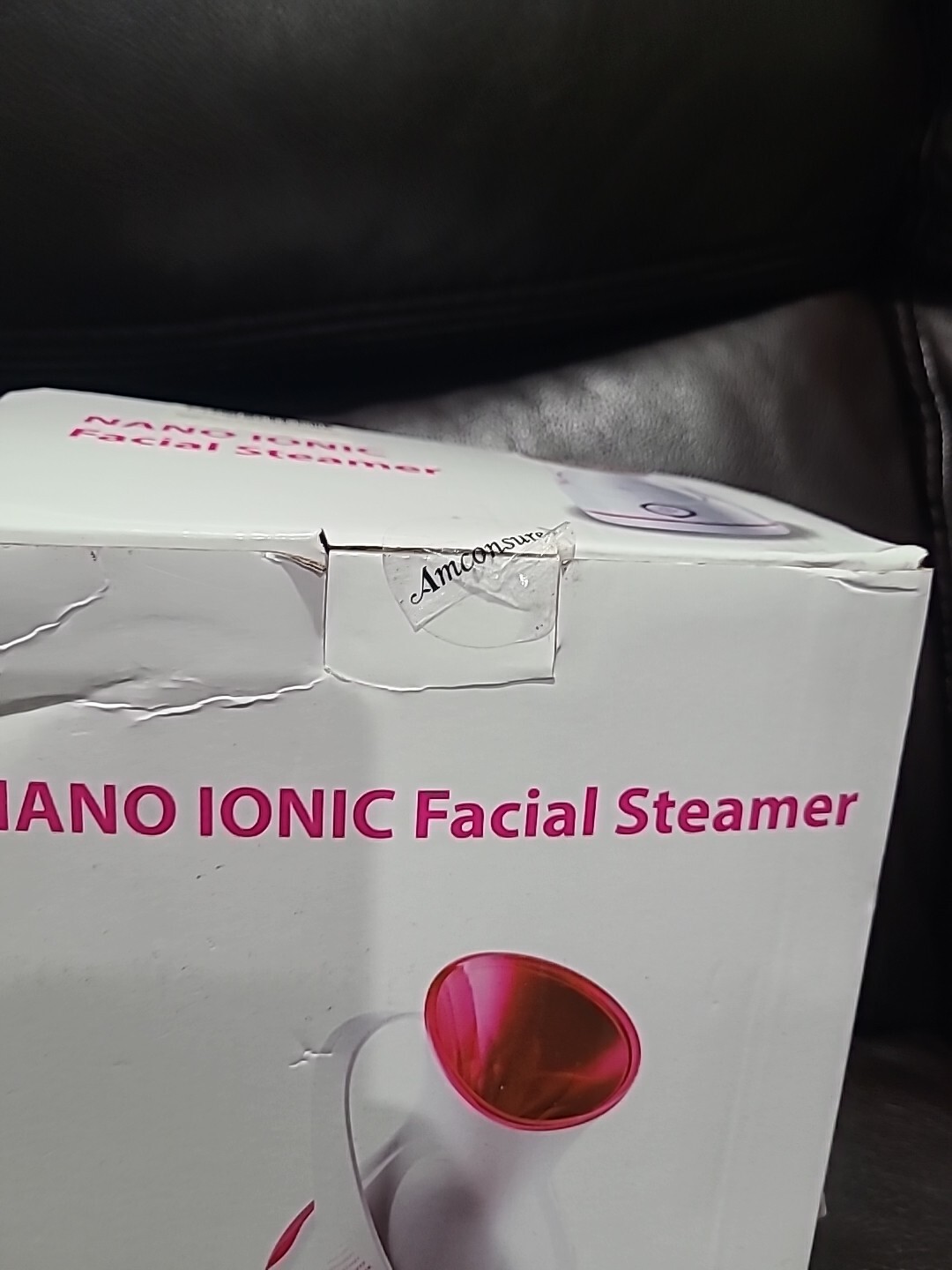 Nano Ionic Facial Steamer Face Pores Humidifier Warm Mist Home Sauna Dented Box