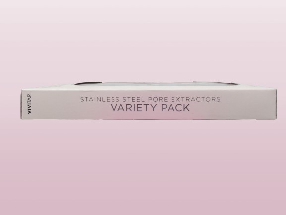 VIVITAR SIMPLY BEAUTIFUL STAINLESS STEEL PORE EXTRACTORS VARIETY PACK NWB 3 SETS