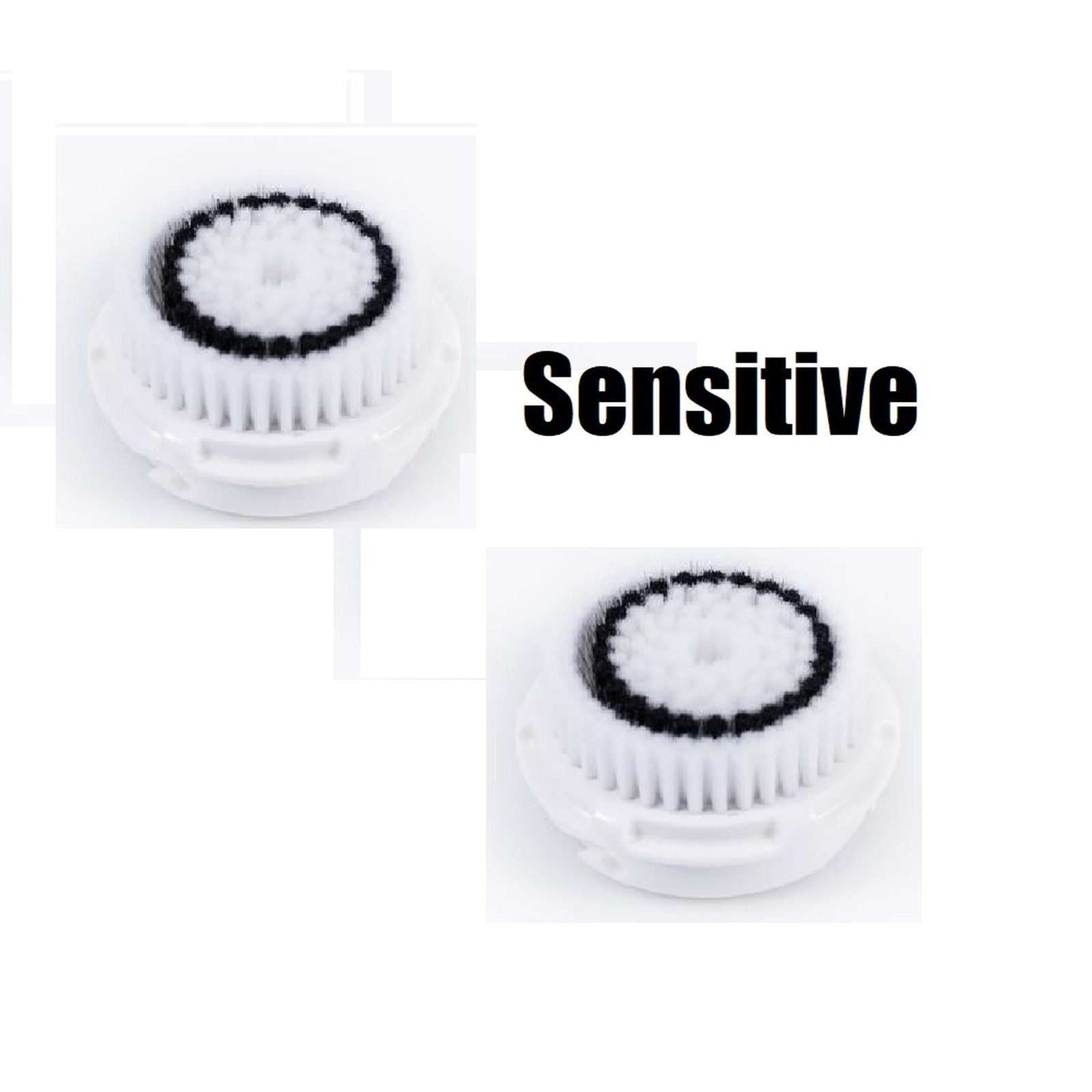 OUTAD RIGHTFULLY YOURS 2 Sensitive Replacement Facial Cleansing Brush Heads 2 Ct
