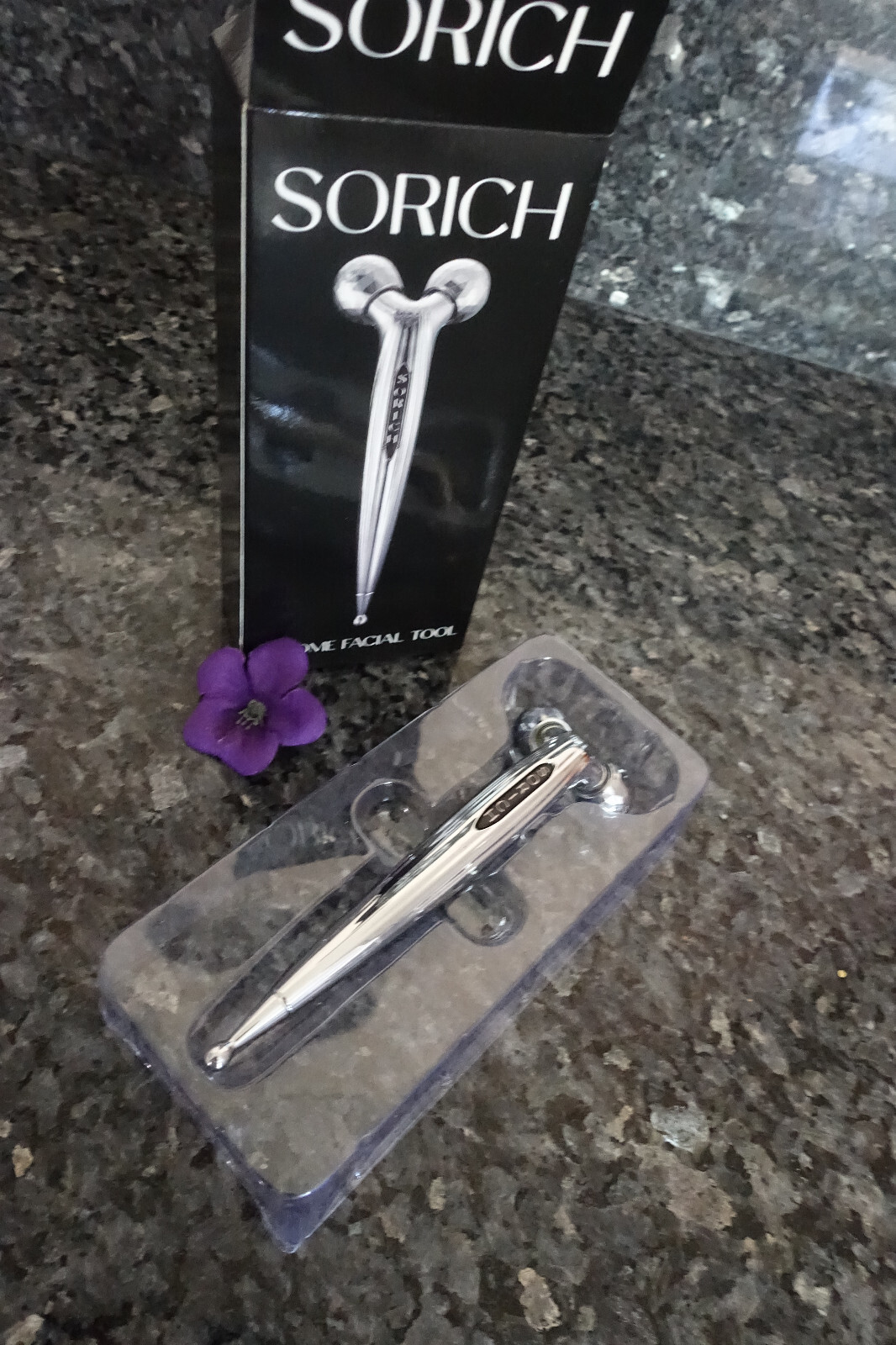 Sorich chrome facial tool new in box full size