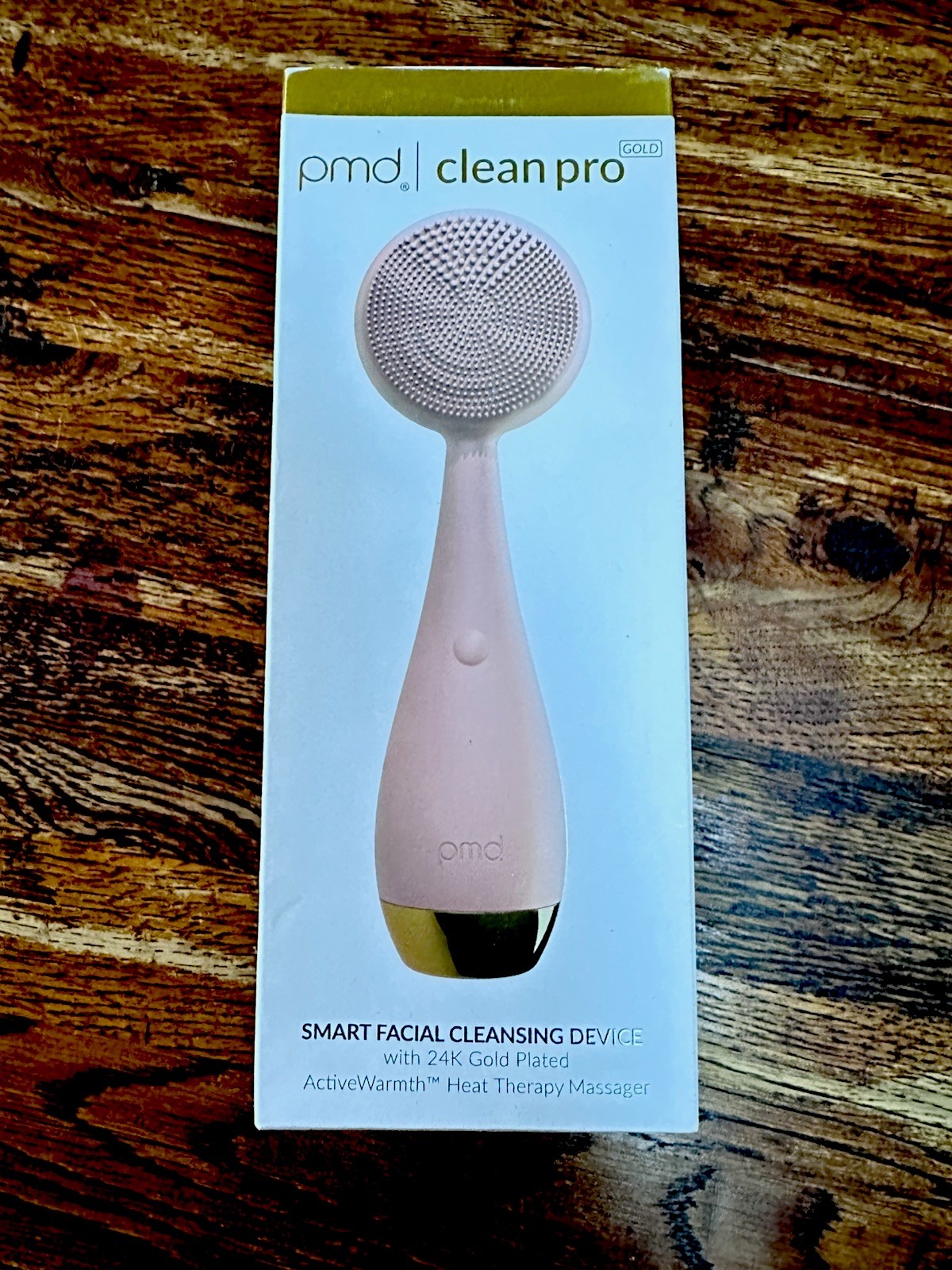 PMD Clean Pro ‘Gold’ Smart Facial Cleansing Device W/24K GP Heat Therapy Massage