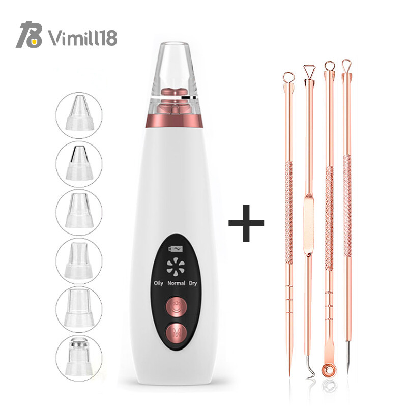 Pore Cleaner Blackhead Remover Vacuum Electric Nose Face Deep Cleaning Skin
