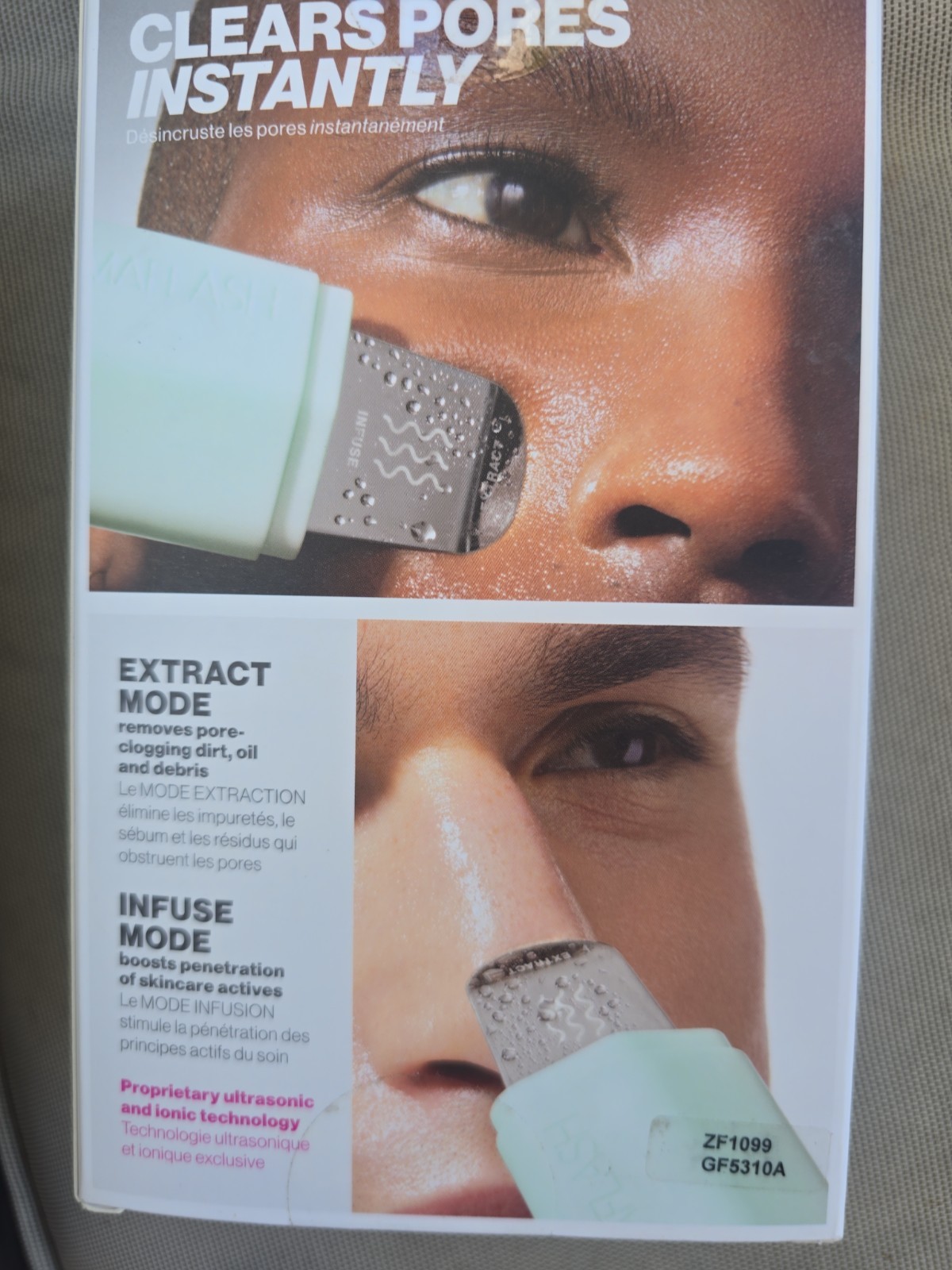NEWDermaflash Dermapore+ Ultrasonic Pore Extractor Including 24 Microedge Blades