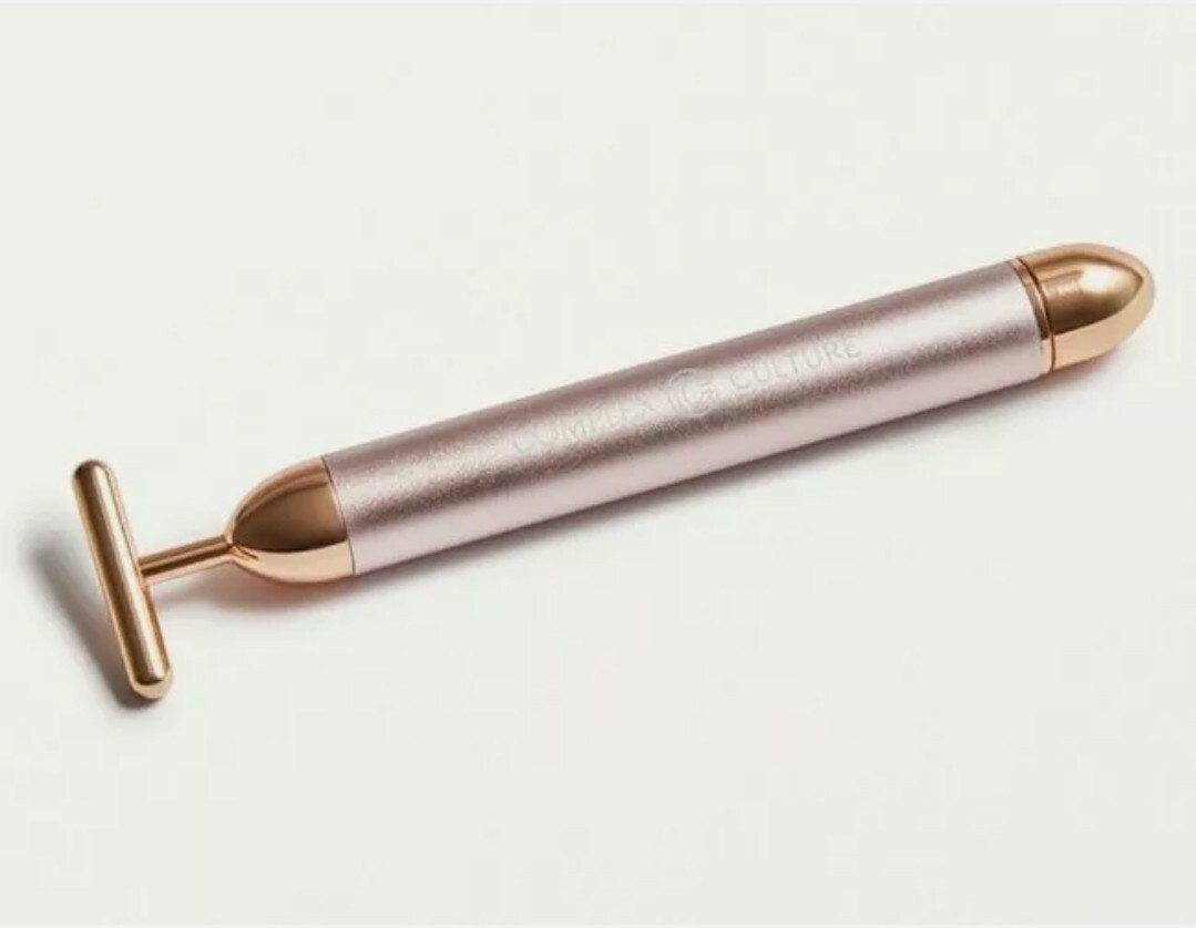 COMPLEX CULTURE Sonic T-Bar Luxury Facial Massager IPSY GLAM X ~NIB~