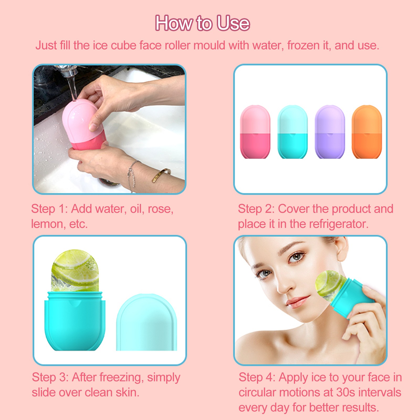 Reusable Facial For Face Eyes Pore Tightening Brightening Skincare