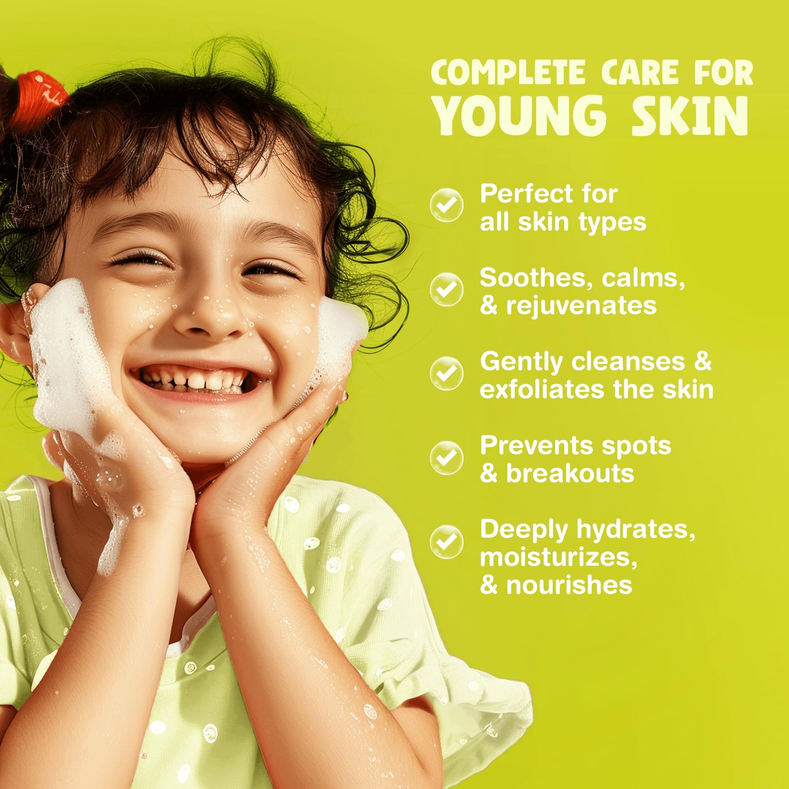 The Natural and Organic Family Kids Foaming Face Wash – Orange Pack of 1