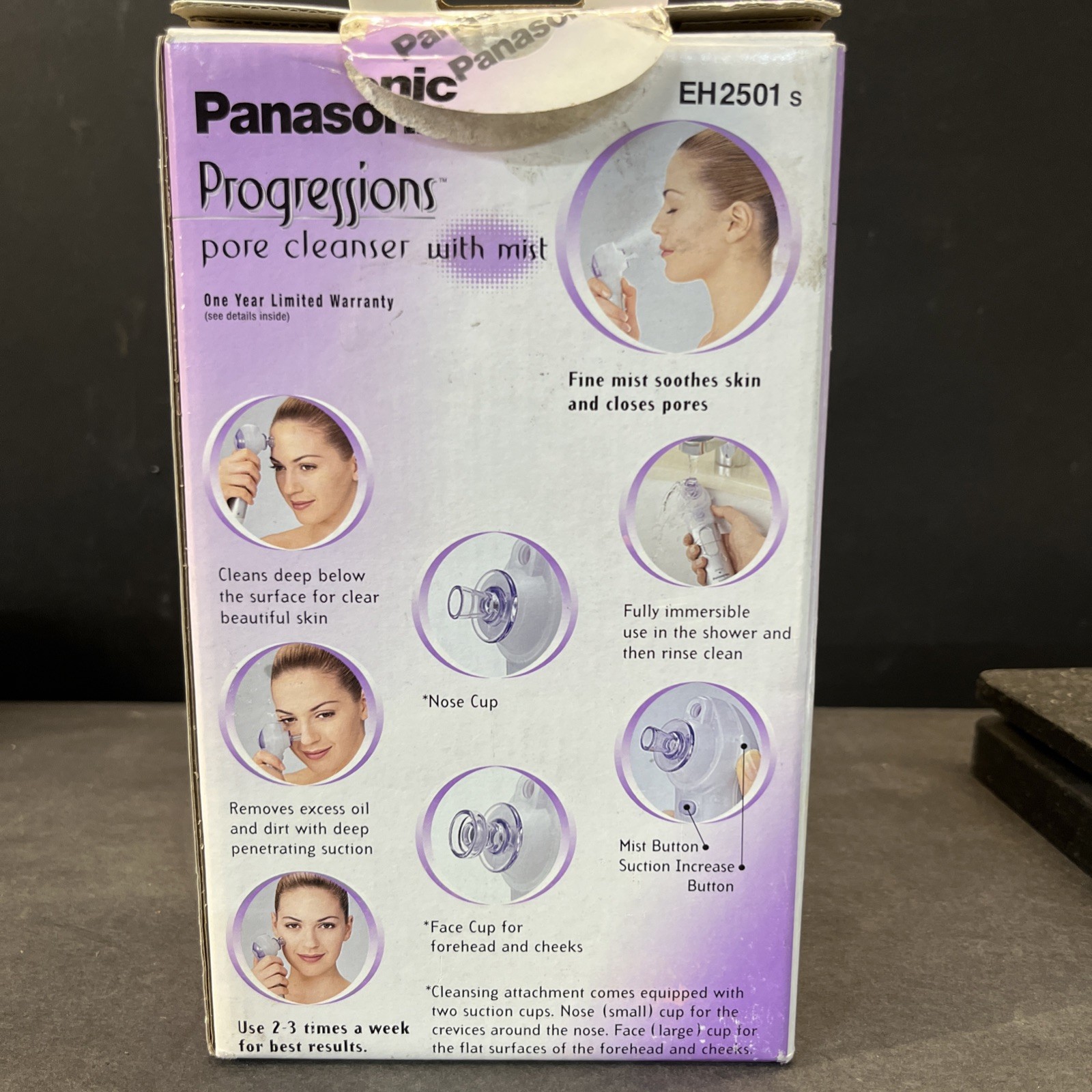 Panasonic Progressions Pore Cleanser with Mist EH2501S NEW