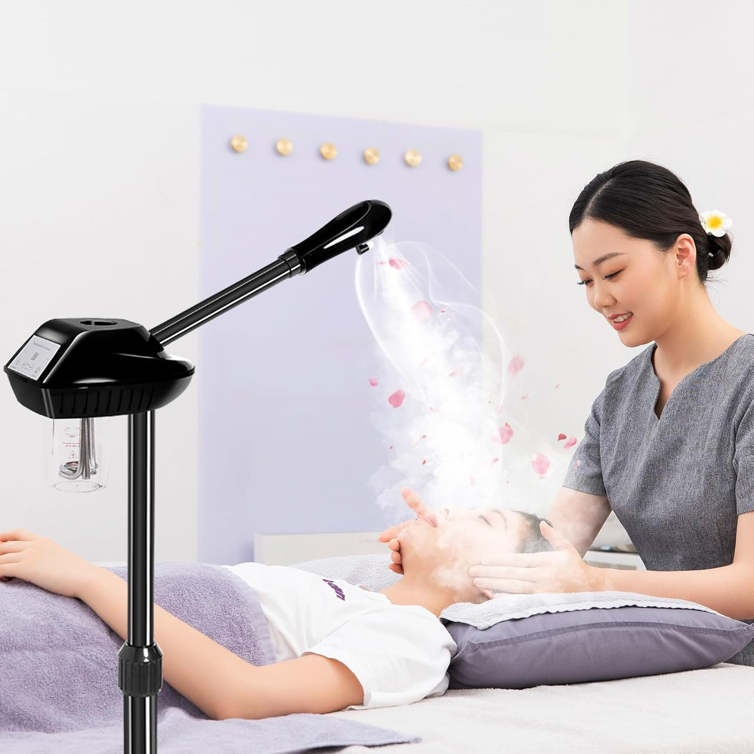 Vaporizador Facial Profesional Limpieza Sauna De Cara Poros A Vapor Para En Casa