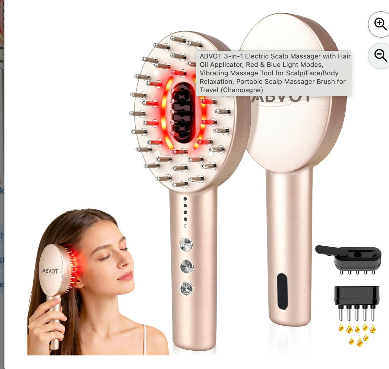 Abvot EMS Lift Brush-3 in 1 for scalp, face, body-Scalp massager-hair growth