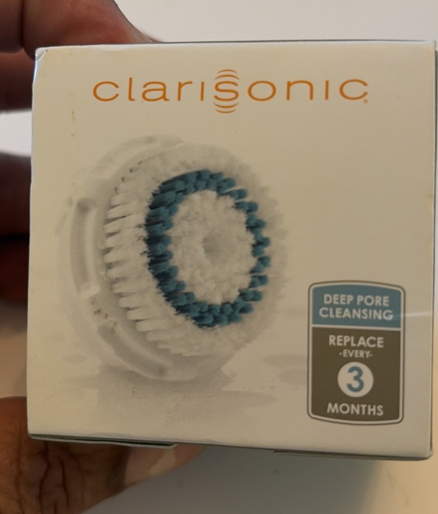 4 Clarisonic Brush Heads Deep Pore Cleaning Turbo Massage Body Brush Normal Skin