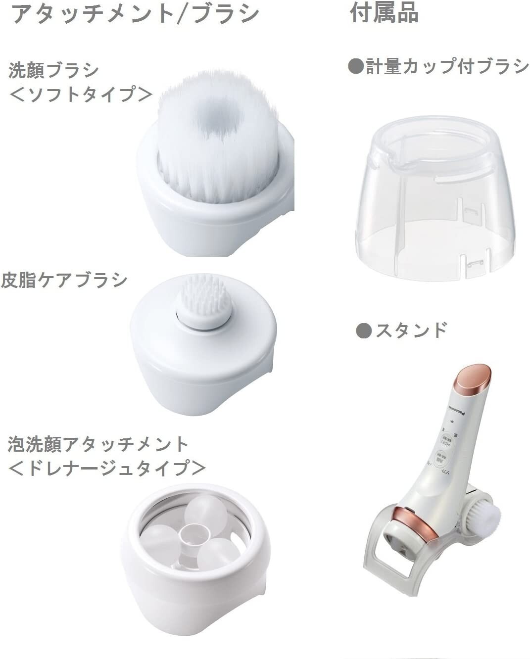 Panasonic Facial Equipment Dense Foam EH-SC65-P Pink Electric Brush AC100-240V