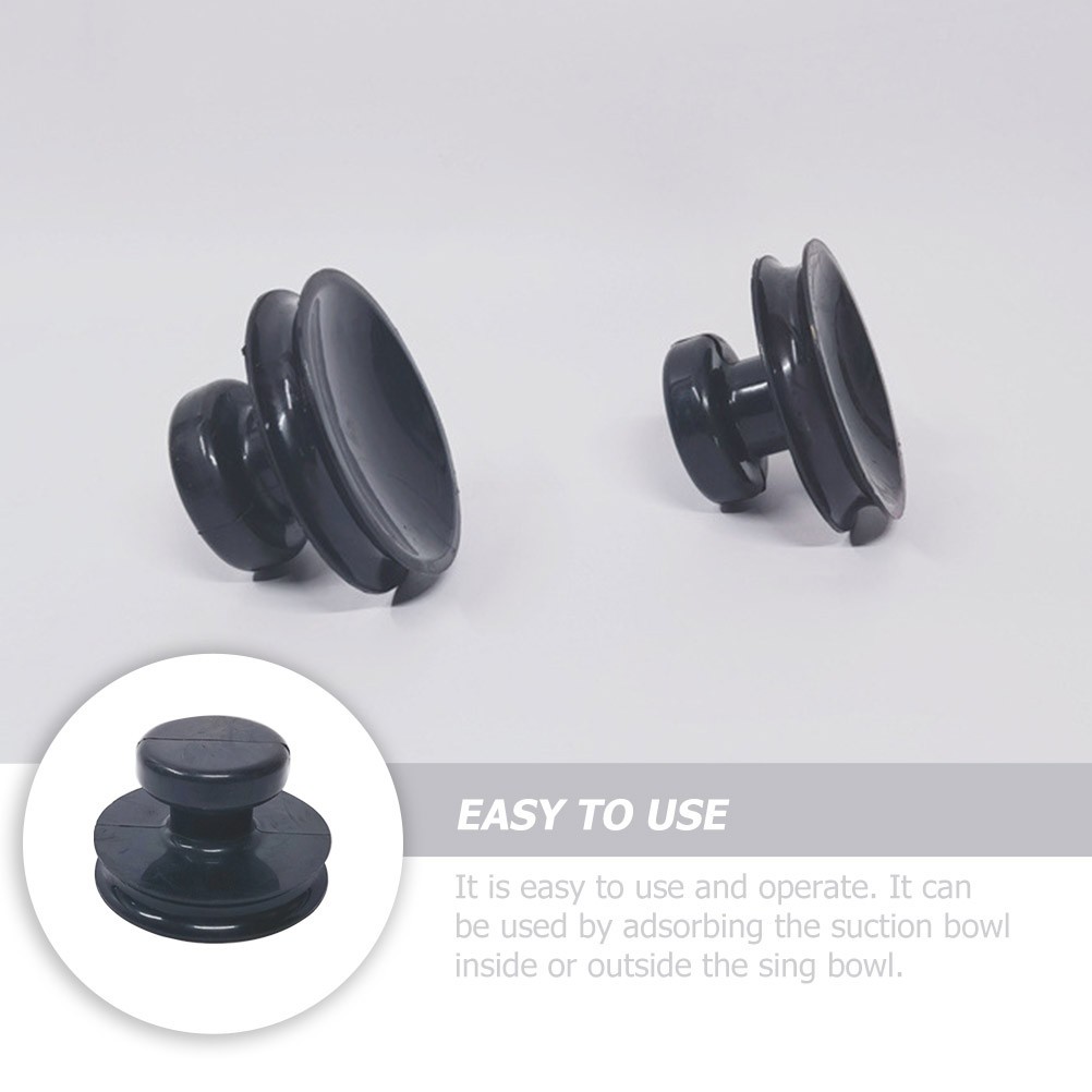Sound Bowl Tool with Rubber Handle for Carrying Singing Bowls