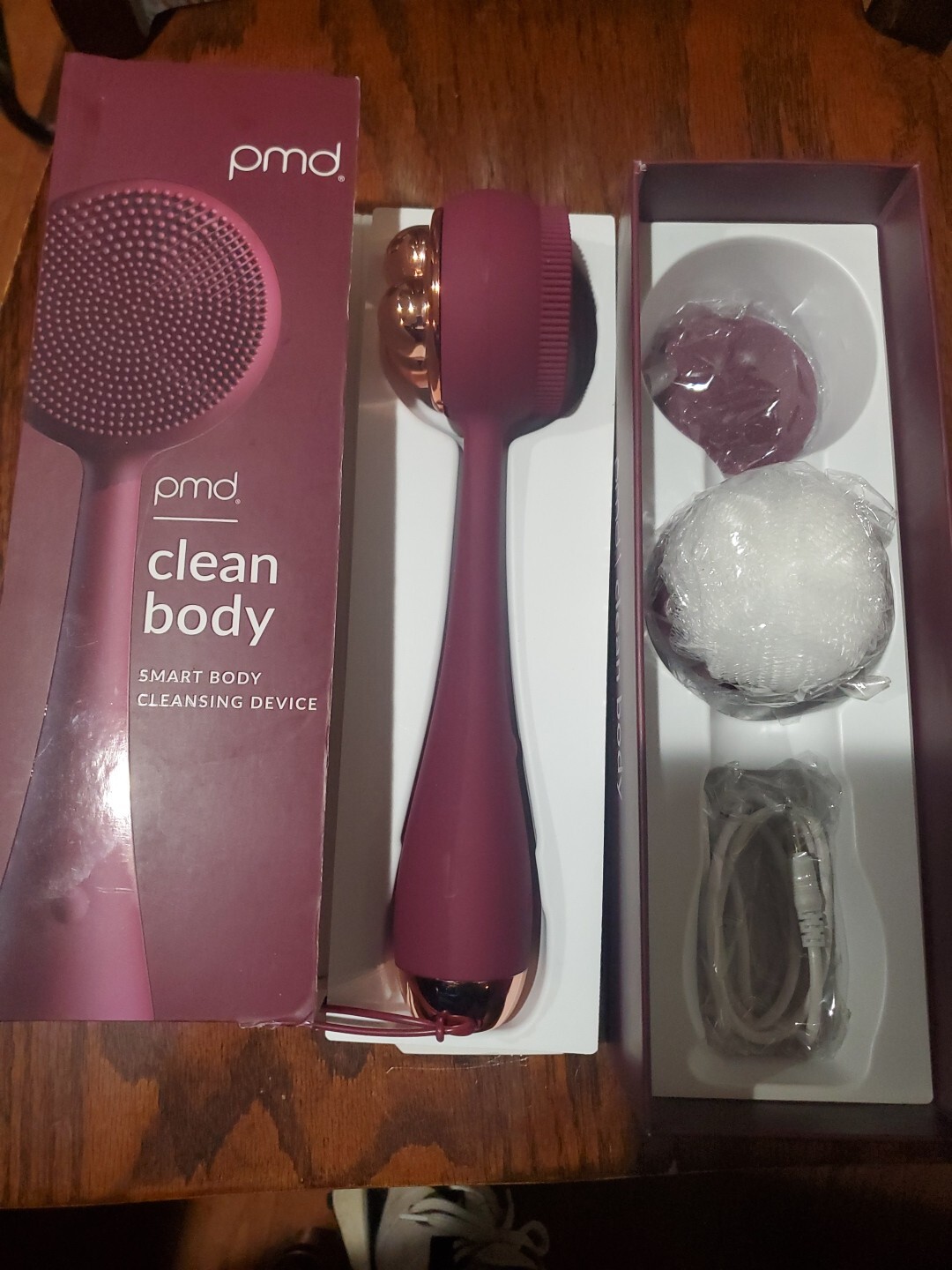 PMD Clean Body Smart Body Cleansing Device,Complete Set 4003-Berry New open Box