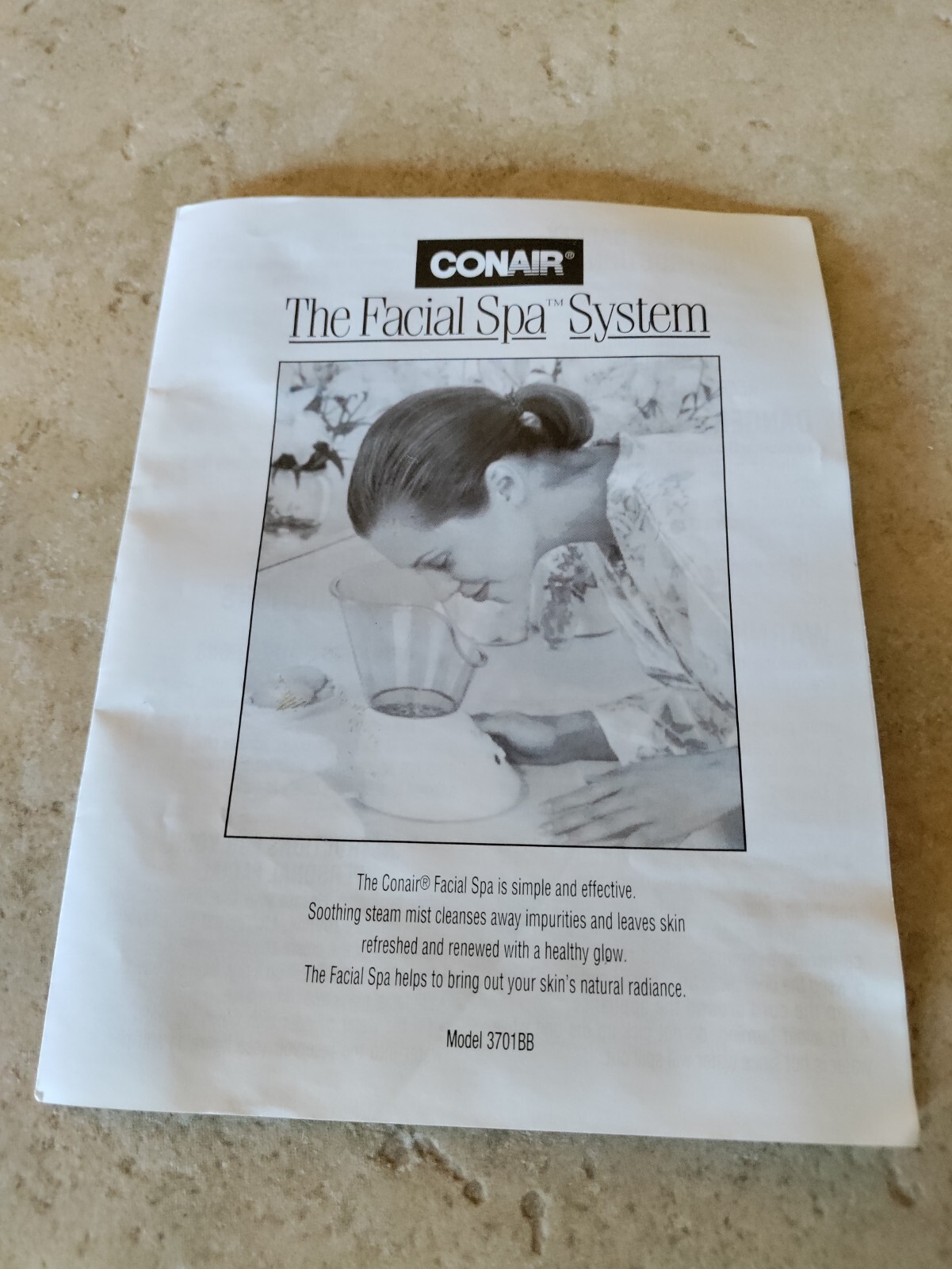 Conair The Facial Steamer Spa Cleansing Mist for Beautiful Skin-Please Read
