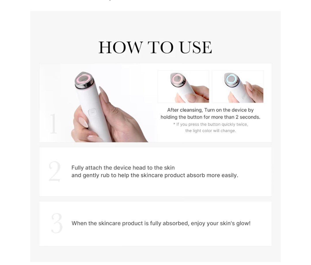 Medicube Age-R Booster Pro Mini Facial Device Pink Skin Care Tool Rechargeable