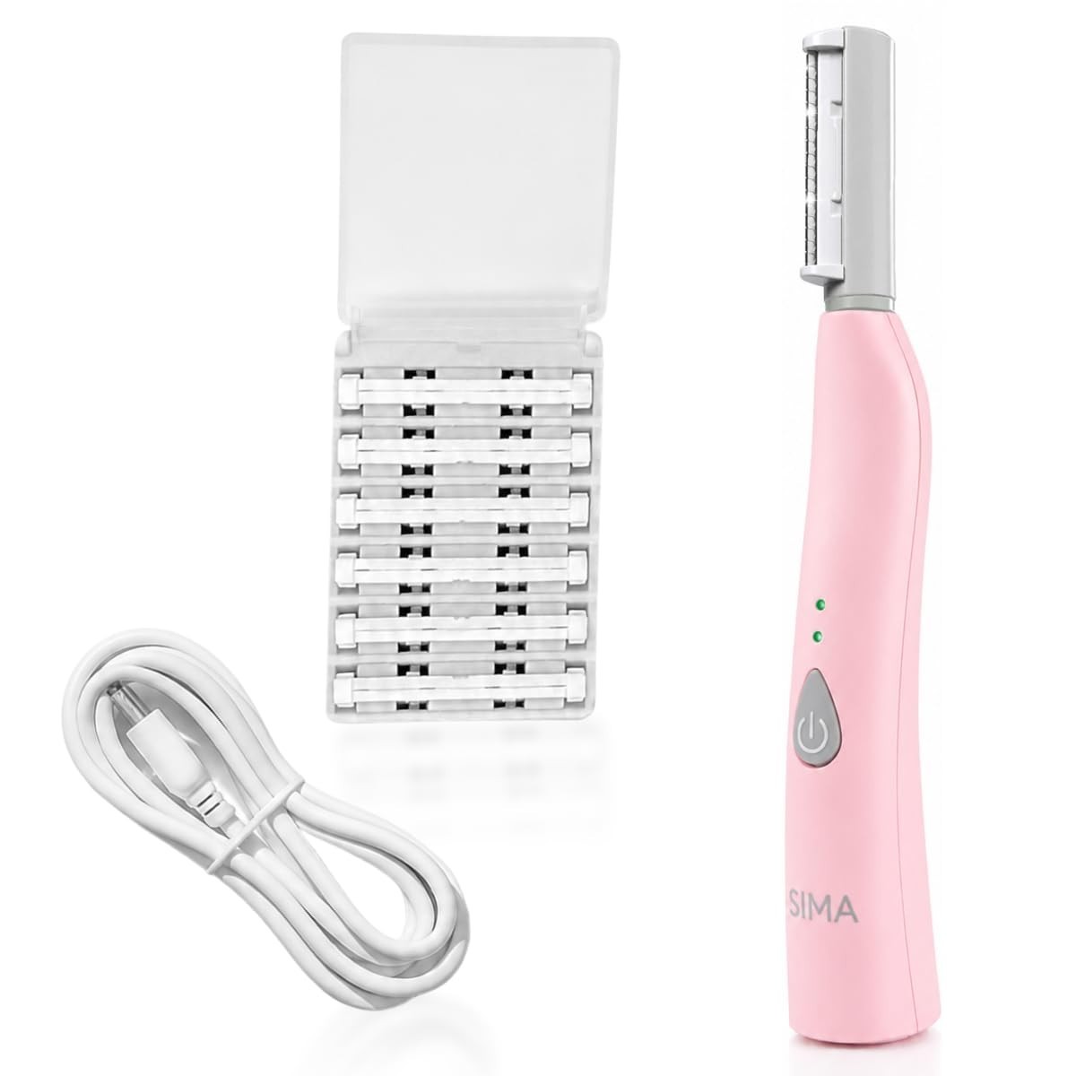 Painless 2-in-1 Exfoliating Razor for Women – 3 Speeds