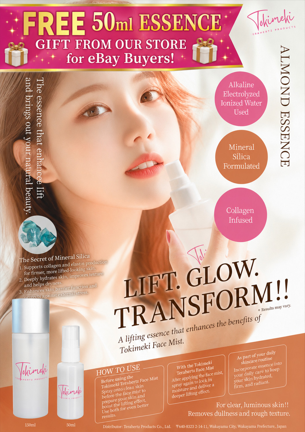YA-MAN Photo Care YJFS16YL Facial Steamer Dual Warm Cold Mist LED Light New