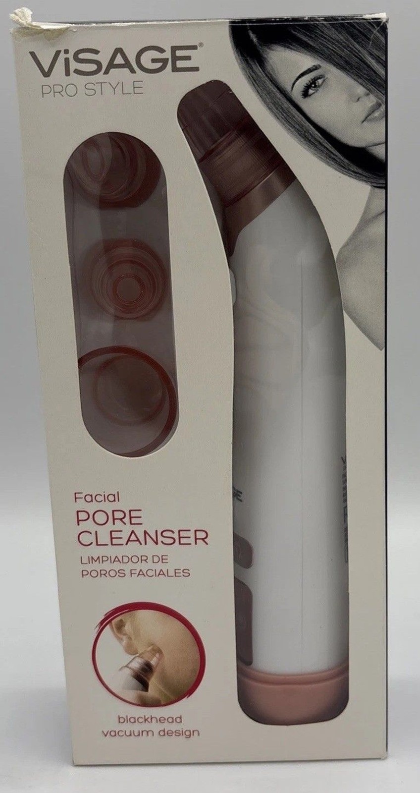 Visage Pro Style Facial Pore Cleanser Blackhead Vacuum Design……euc