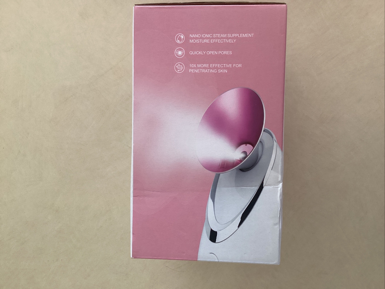 Facial Steamer Ionic Face Steamer for Home Facial, Warm Mist Humidifier New