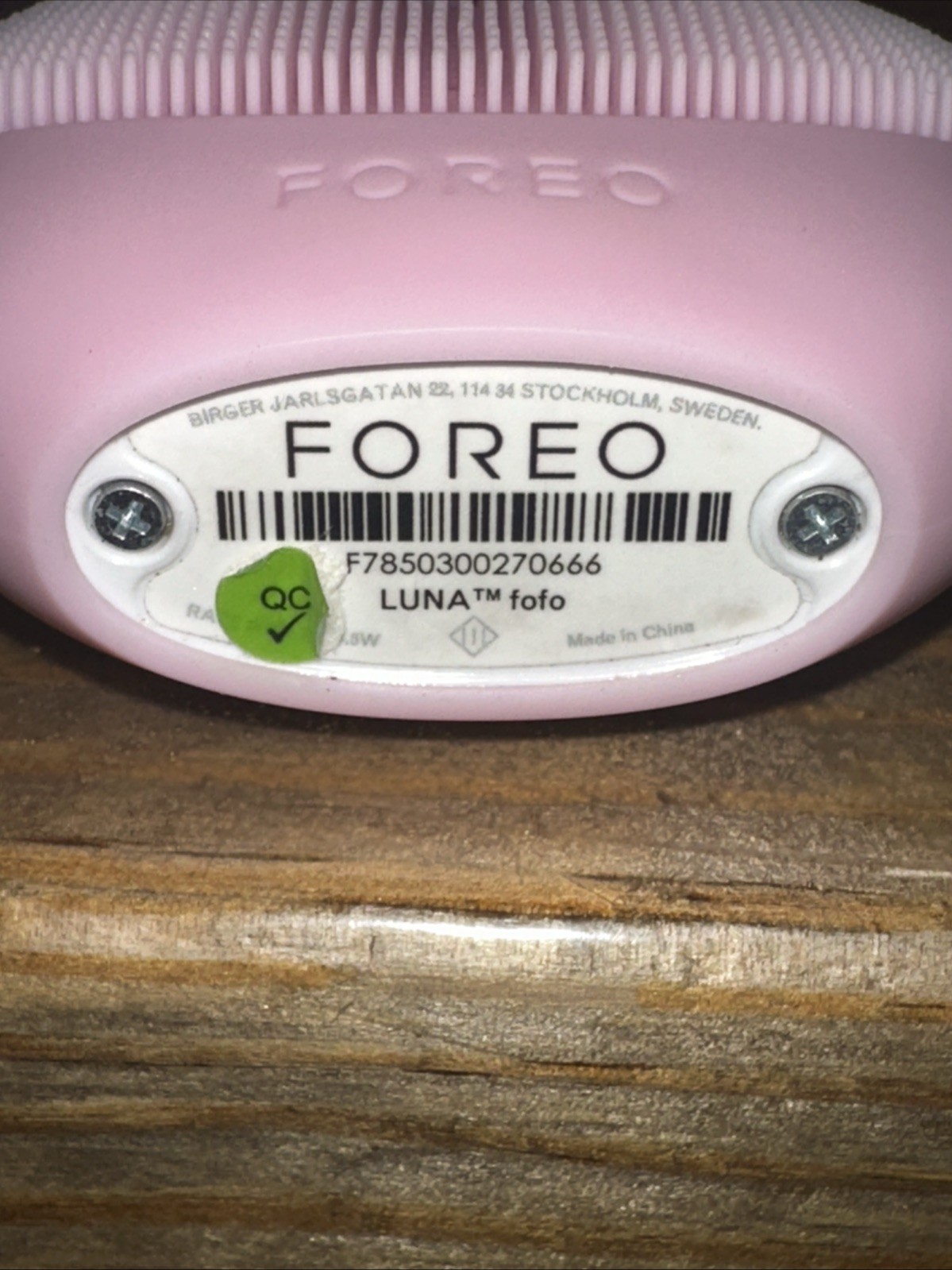 Foreo Luna 4 Go Facial Cleansing & Massaging Pearl Pink Fofo Face No Charger