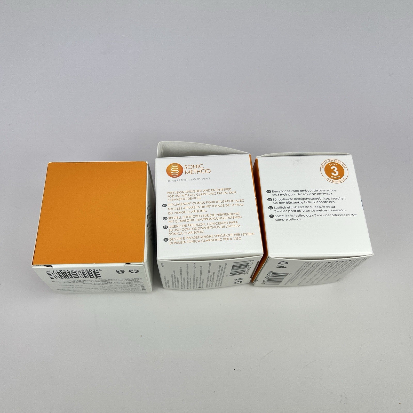 6 New Clarisonic Deep Pore Brush Head SET Replacement heads GENUINE