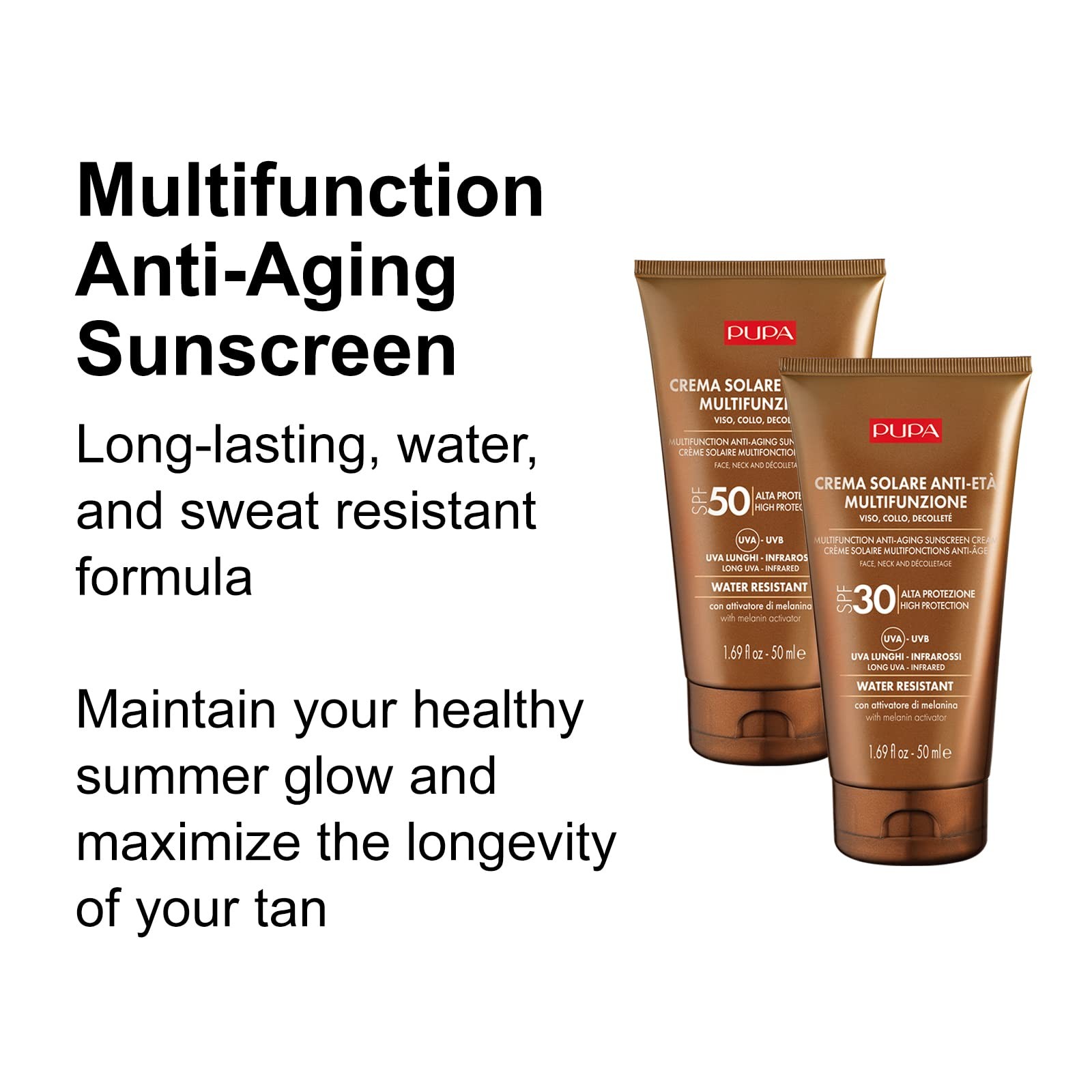 PUPA Milano Multifunction Anti-Aging Water Resistant 1.69 Ounce (Pack of 1)