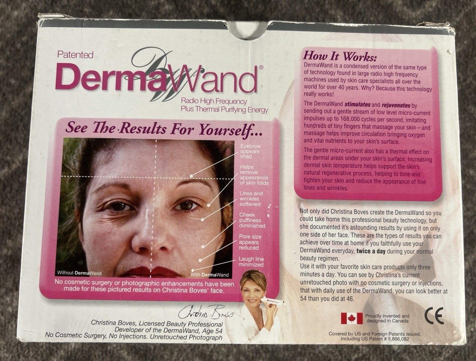 Derma Wand Advanced Radio High Frequency Anti Aging Skincare Tool + EXTRAS