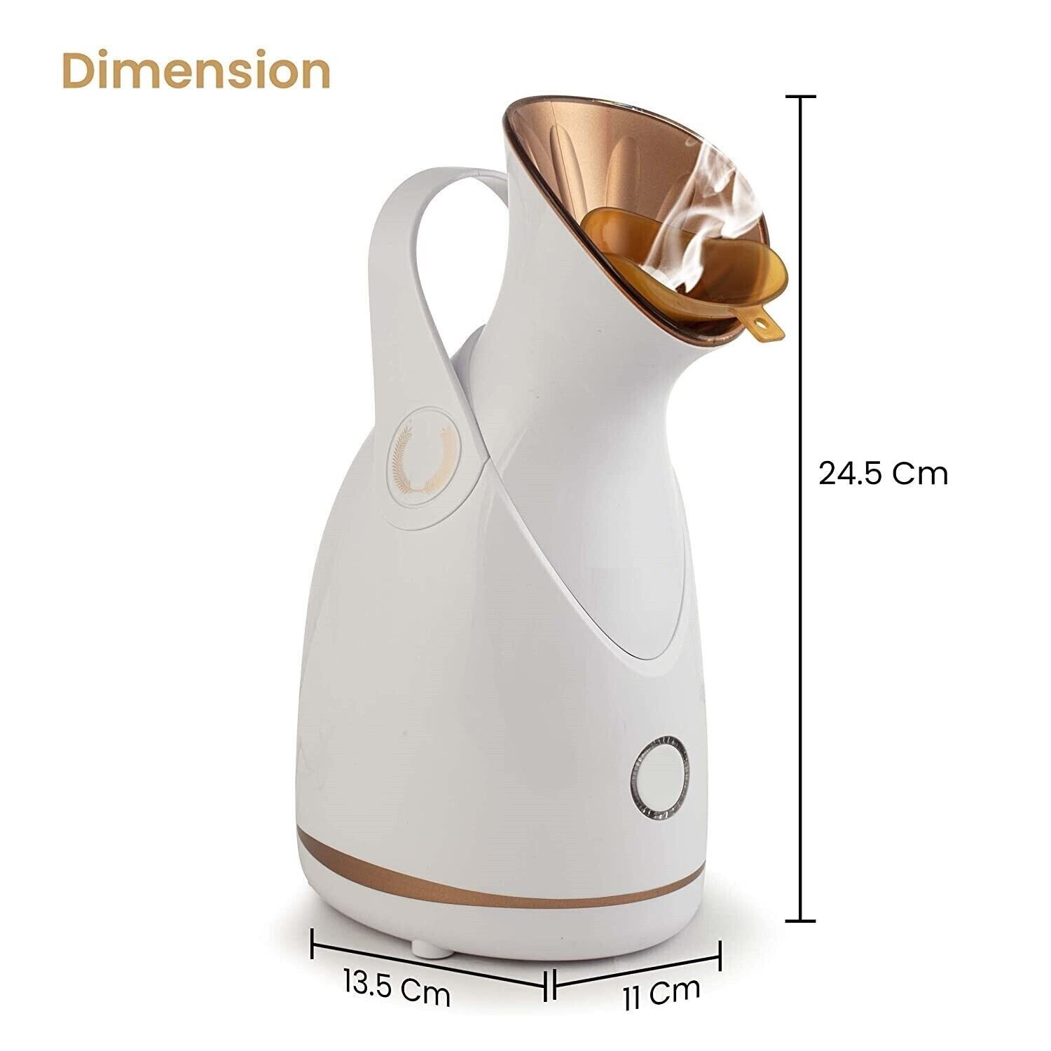 Facial Steamer With Nano Ionic Hot Steaming Technology, Hot Mist Moisturizing