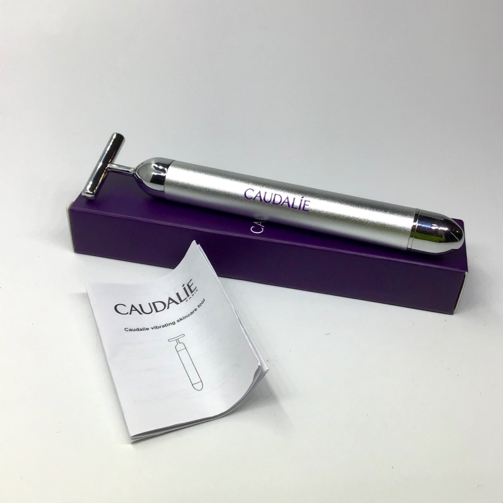 Caudalie Vibrating T-Bar Facial Tool Skincare BNIB