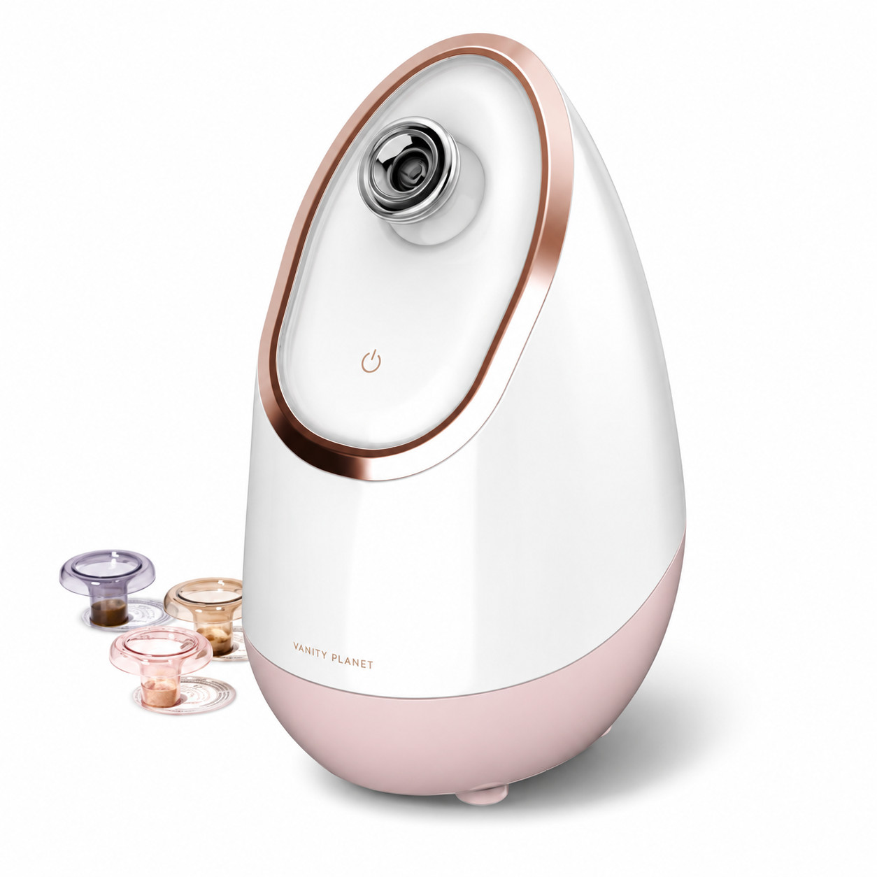New Vanity Planet Aira Ionic Facial Steamer, Rose Gold for All Skin Types