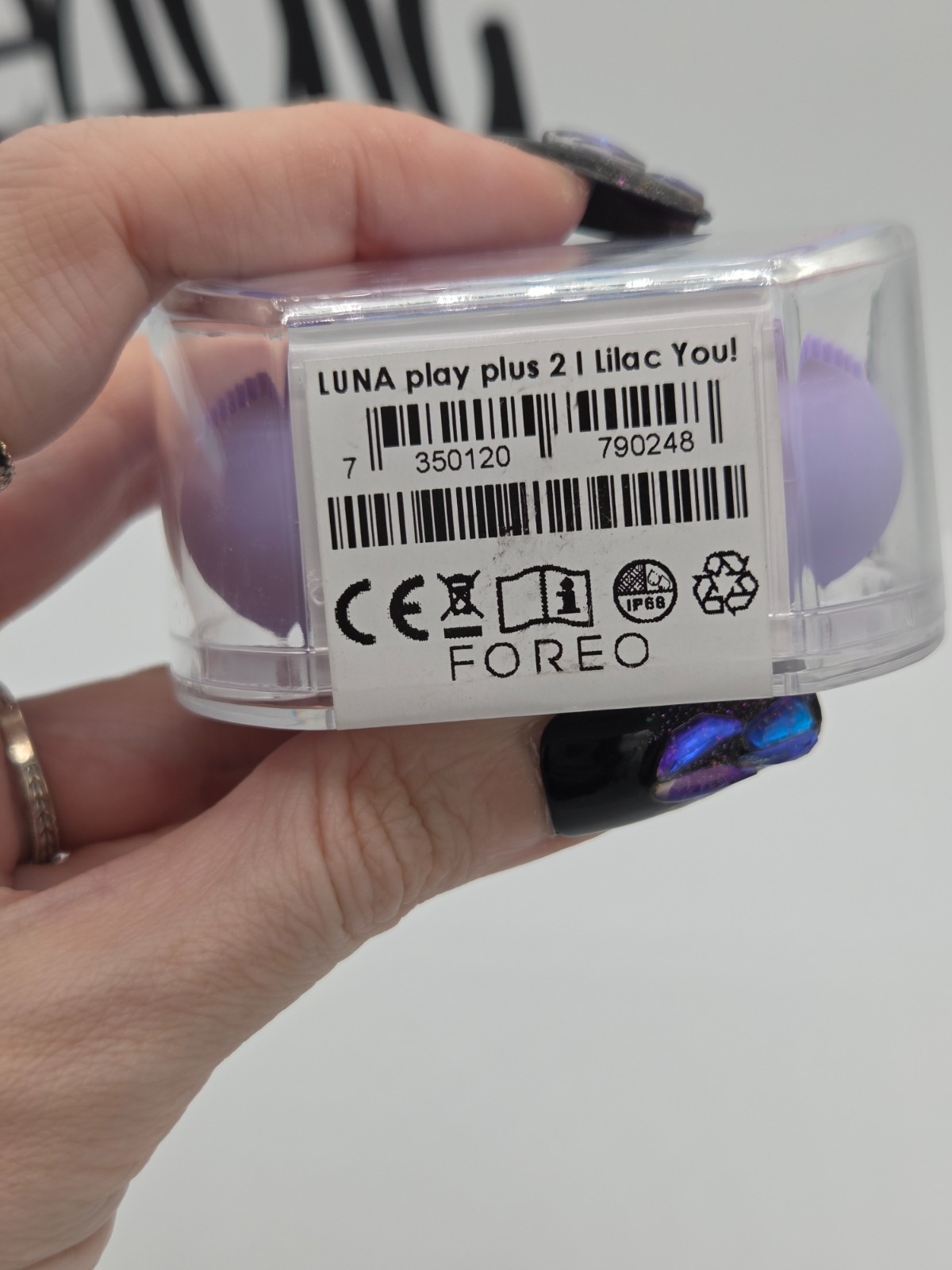 FOREO Luna Play Plus 2 Silicone Face Brush Cleansing Massager – Choose Color