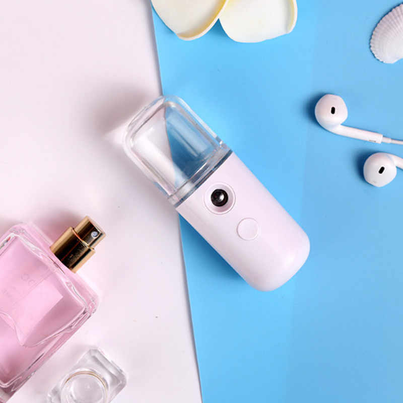 New USB Nano Facial Mist Sprayer Rechargeable Humidifier Face Steamer