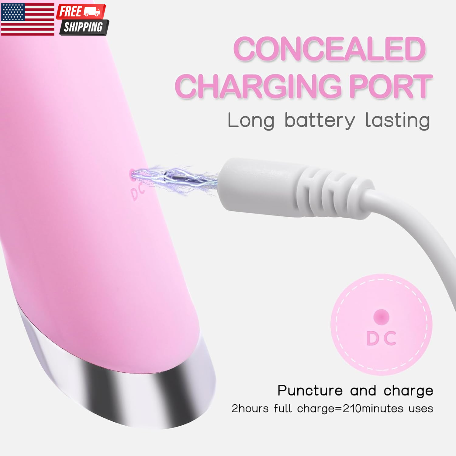 Facial Cleansing Brush, Rechargeable Silicone Face Scrubber with Heat Massage En