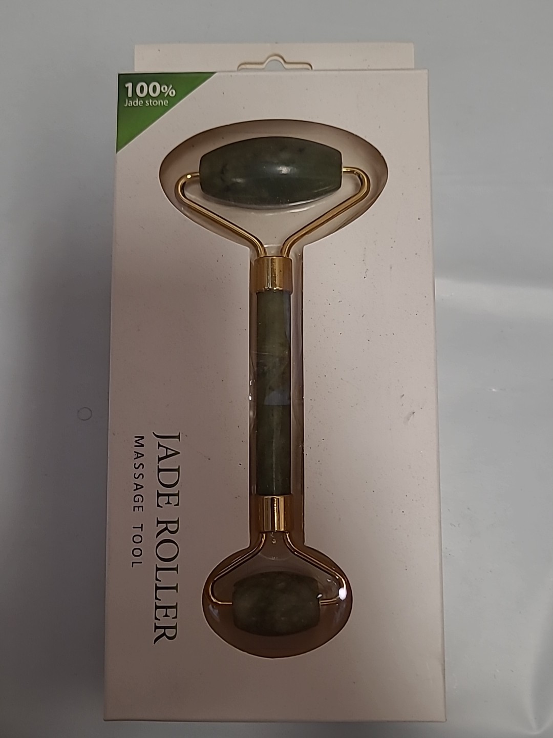 100% Natural Jade Face Massage Roller Tool New
