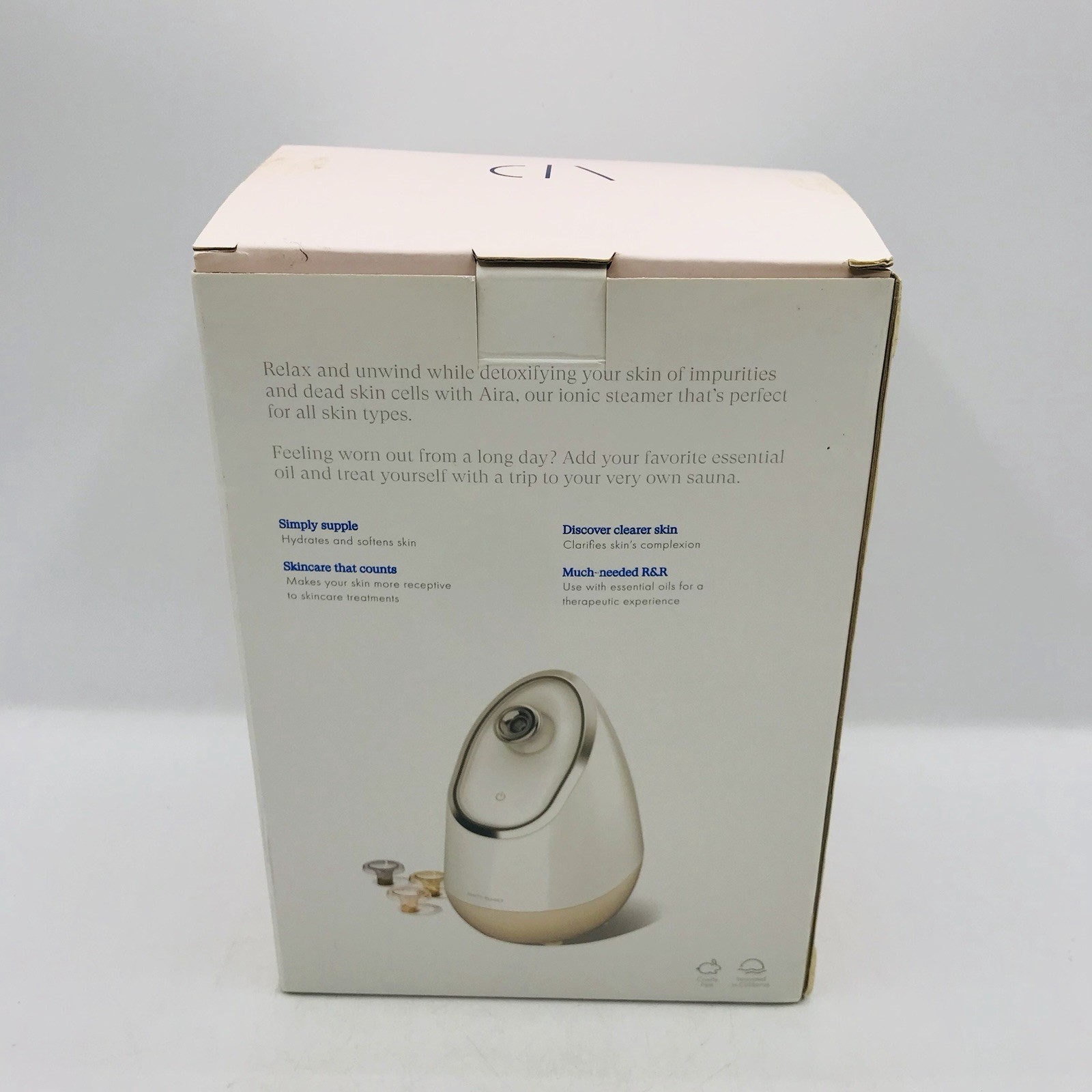 Vanity Planet Aira Ionic Facial Steamer NEW In Open Box