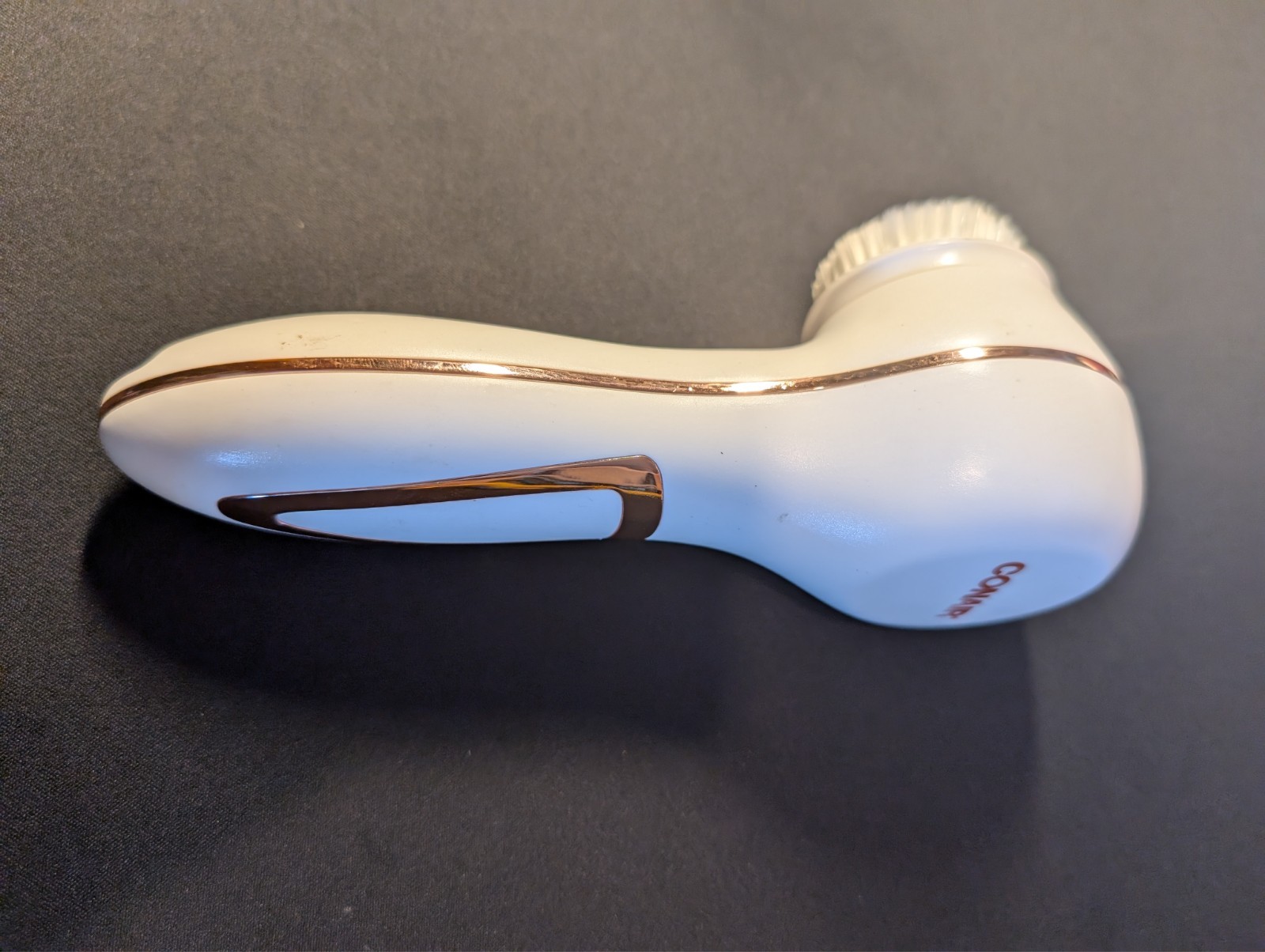 Conair Facial Cleansing Brush Womens White Spin Exfoliating 3 Speed No Charger