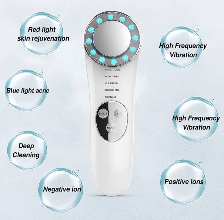 Microcurrent Facial Tool Anti-Aging Lift Tone Contour Rechargeable Skincare