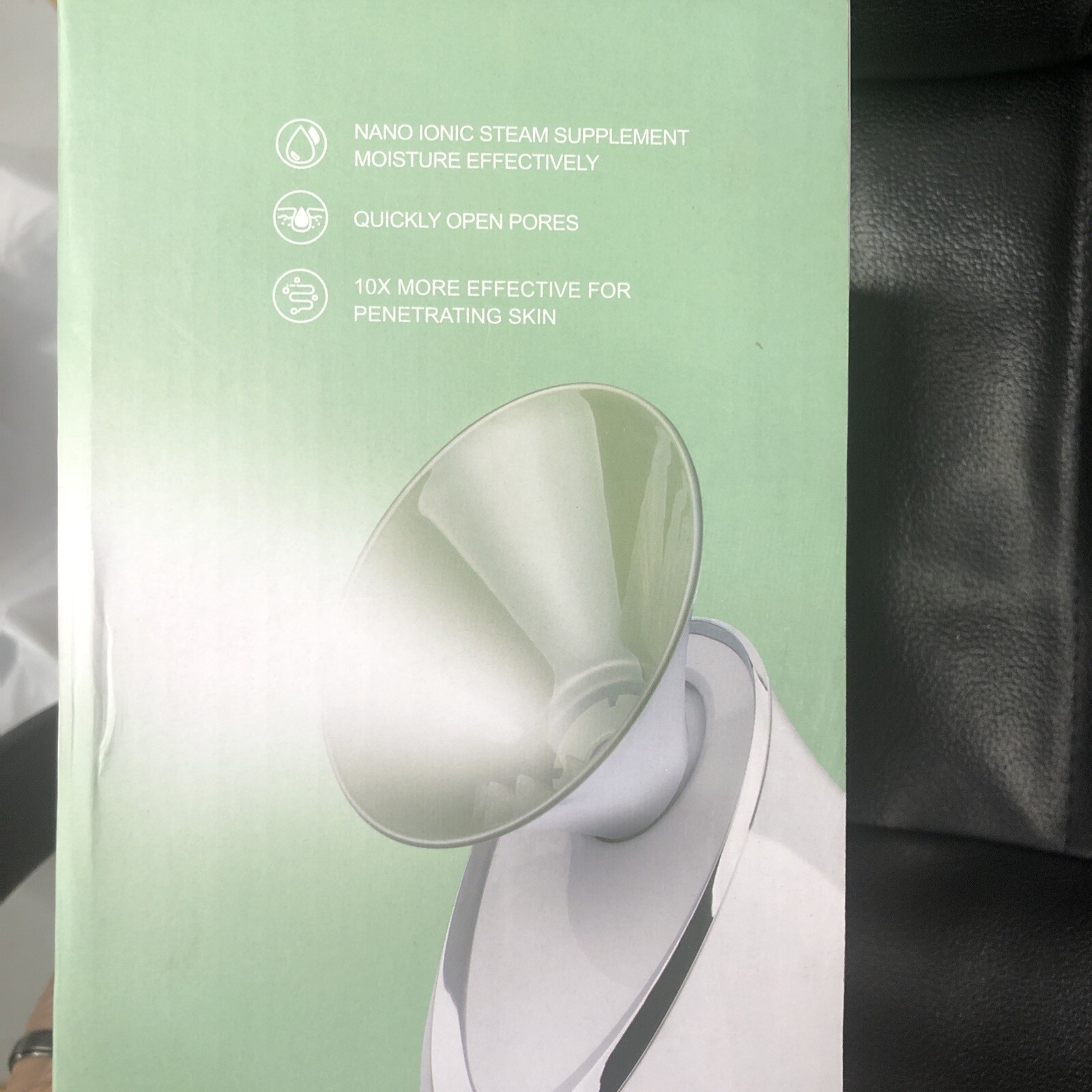 Facial Steamer EZBASICS Ionic Face W/ 5-Piece Stainless Steel Skin Kit S12