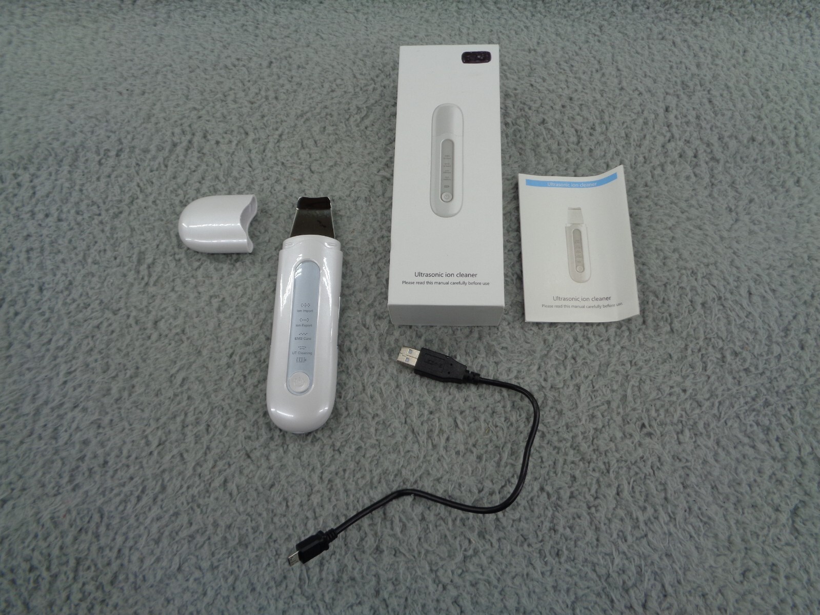 Ultrasonic ion cleaner Model LY 9162 Facial massage and Cleaning Rechargeable