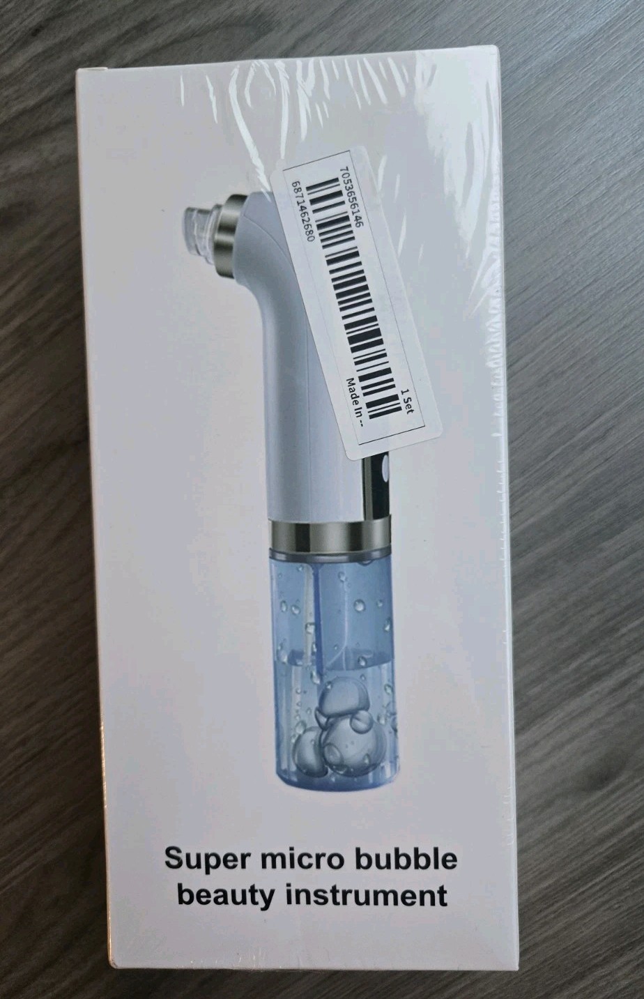Super Micro Bubble Beauty Instrument Blackhead Remover Suction Extractor